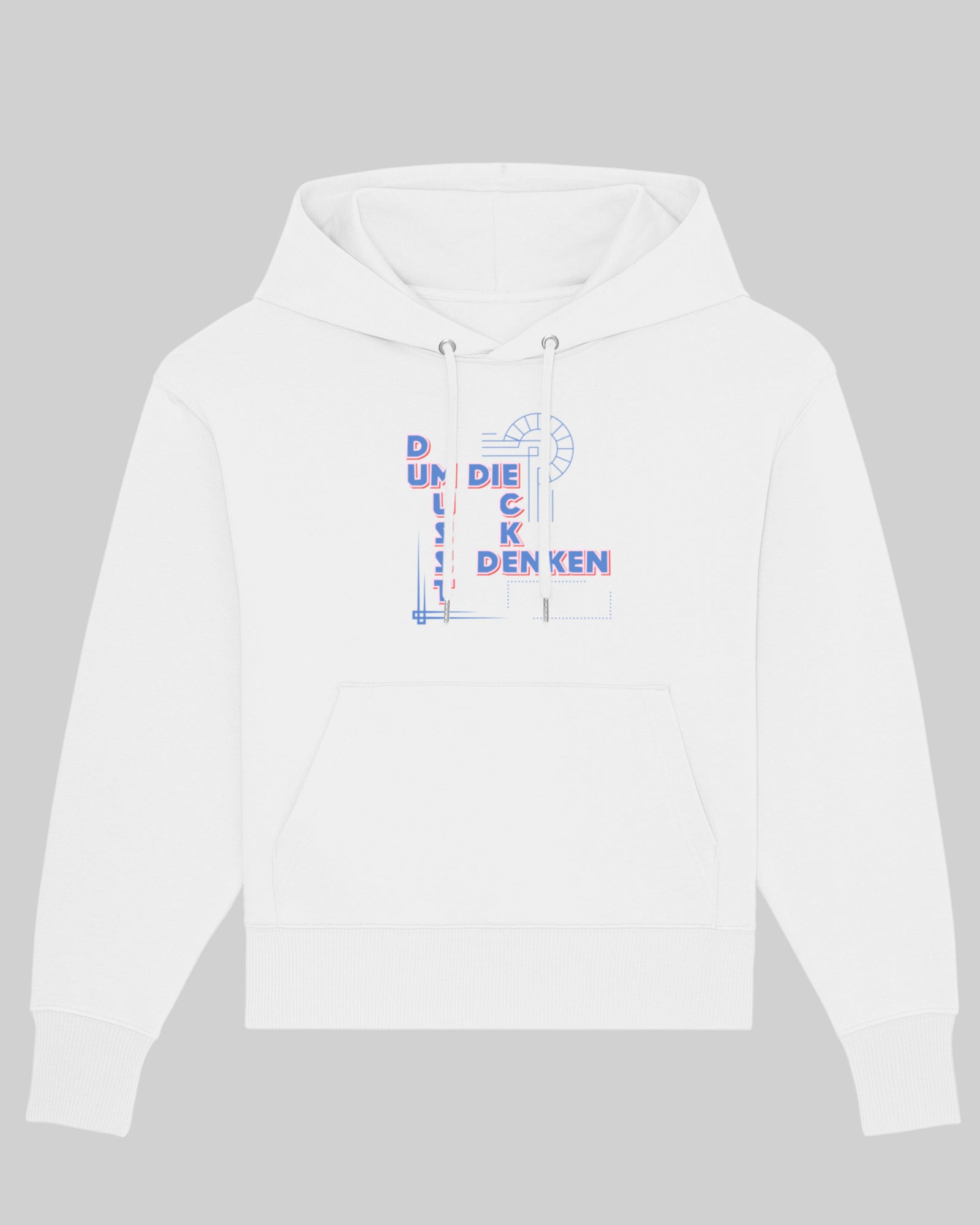 Um die Ecke denken | 3-Style Hoodie