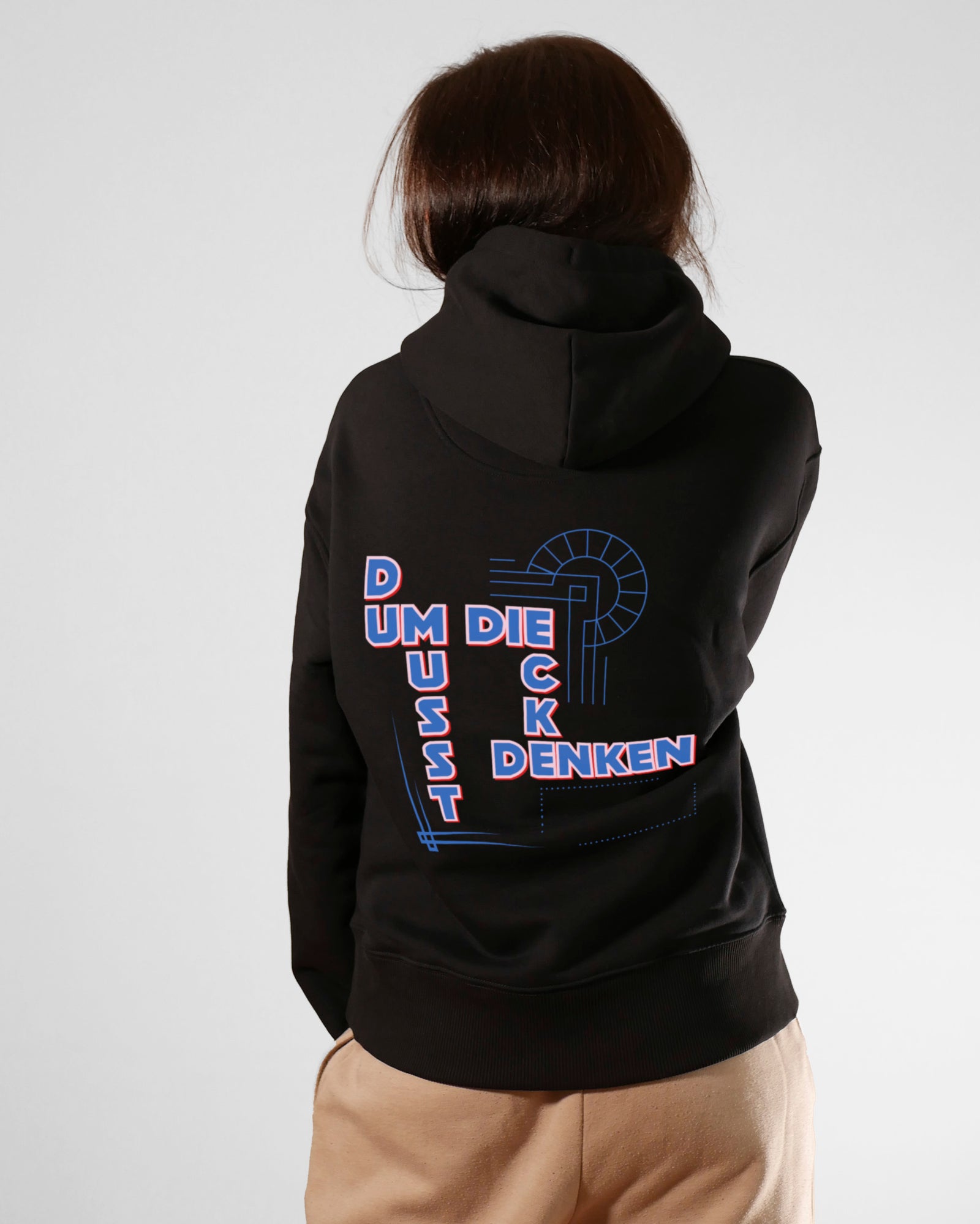 Um die Ecke denken | 3-Style Hoodie