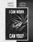 I can work | 3-Type Poster