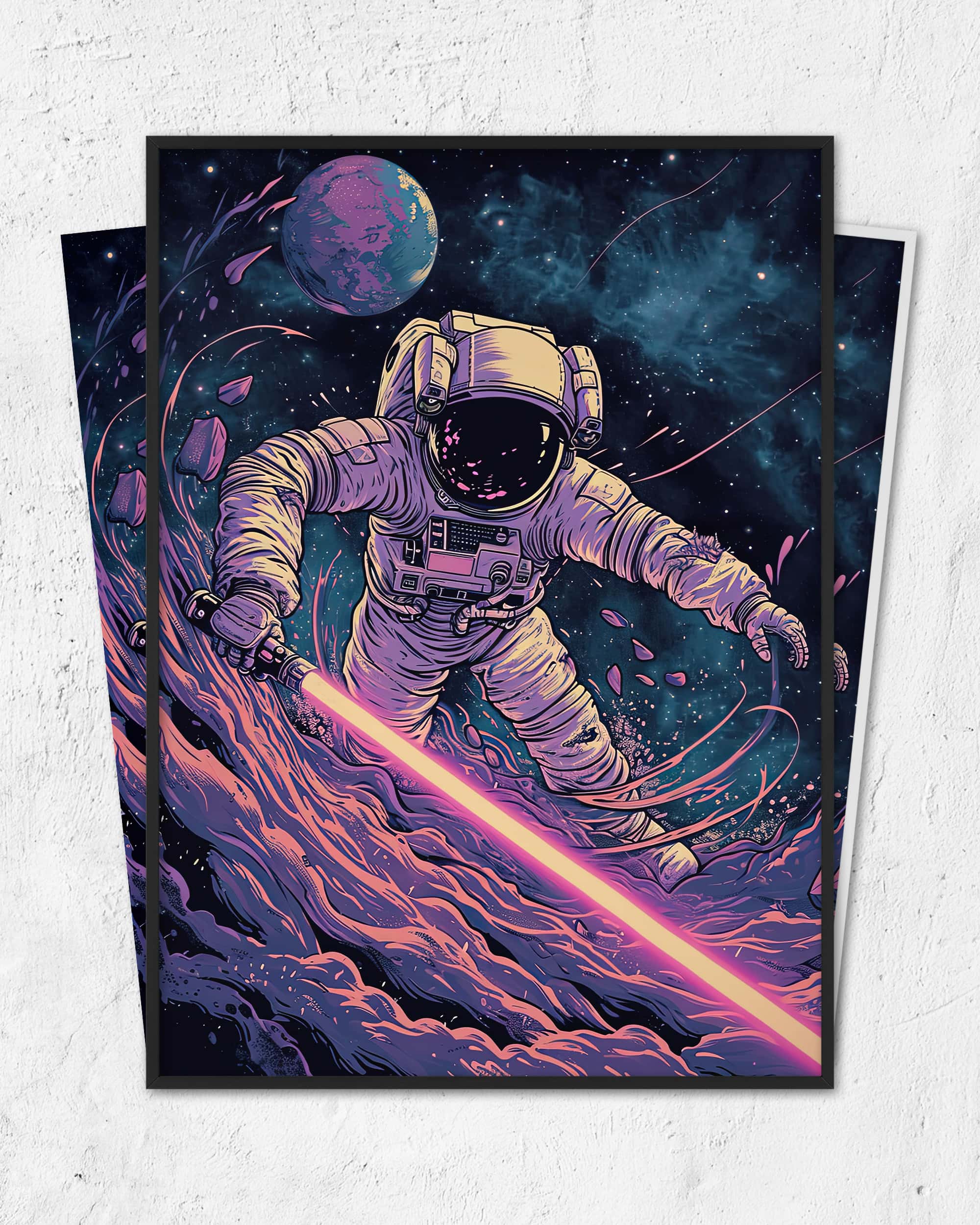 Purple Knight | 3-Type Poster