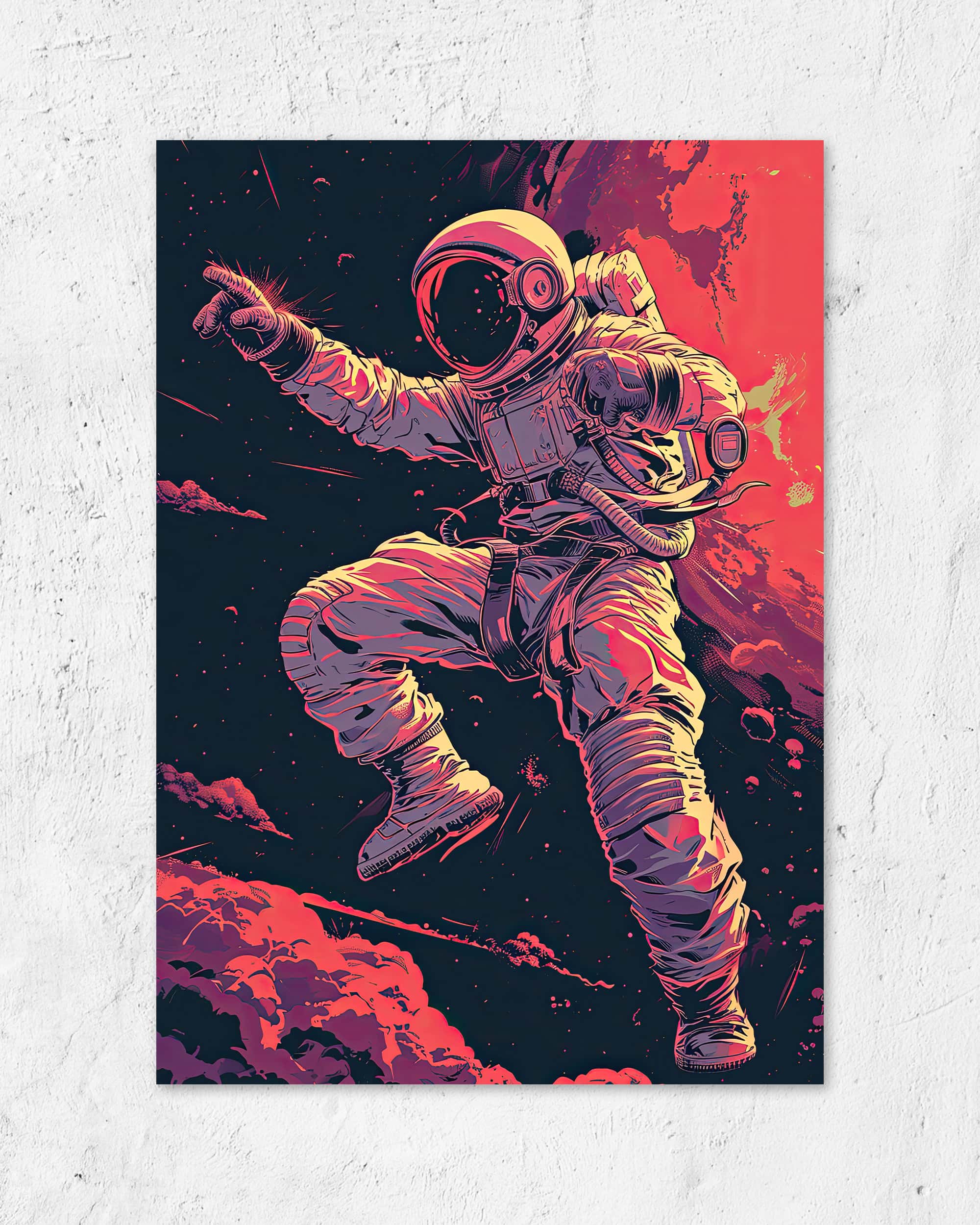Space Stylin' | 3-Type Poster
