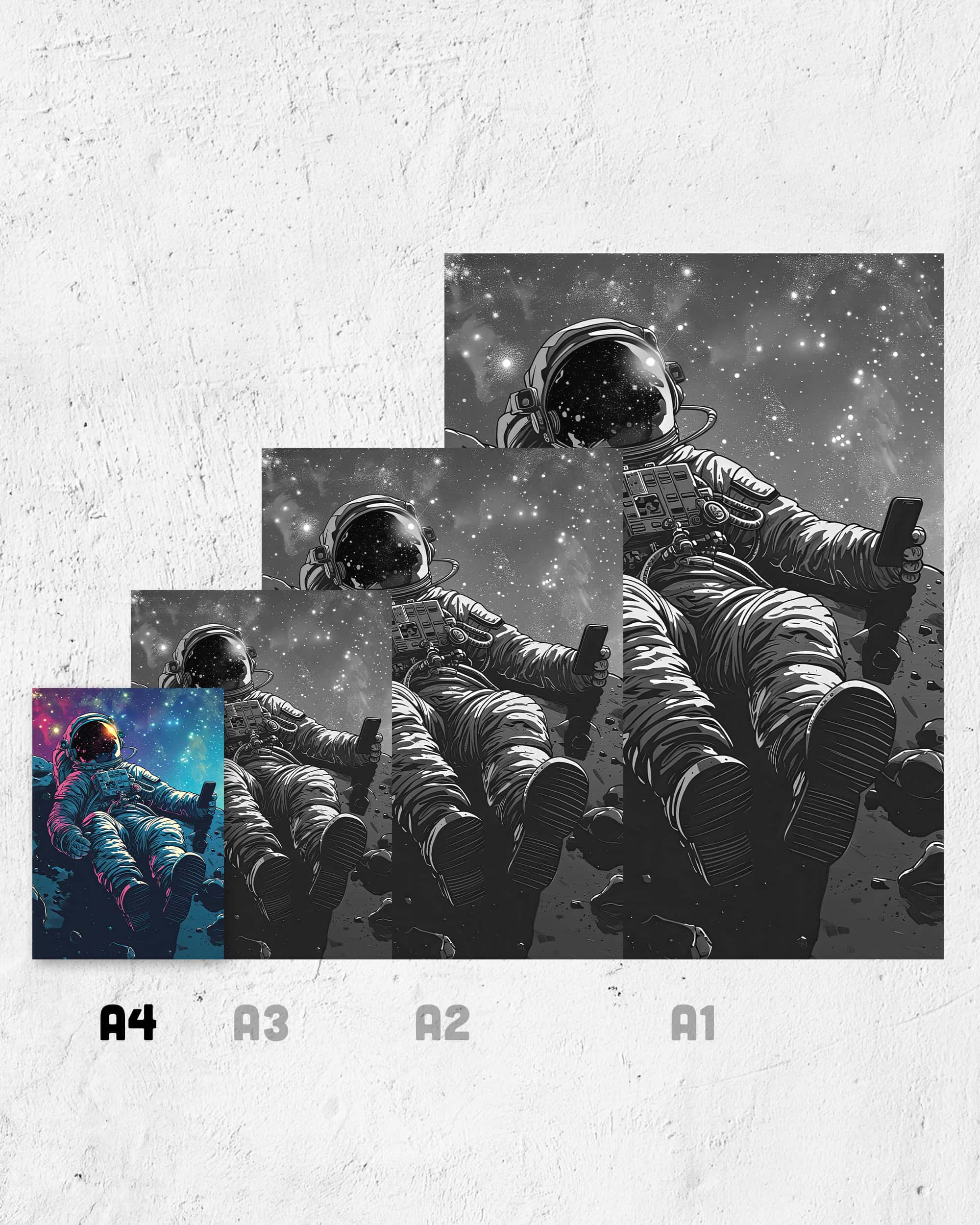 Space Selfie | 3-Type Poster