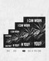 I can work | 3-Type Poster