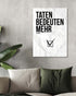 Mehr Taten | 3-Type Poster