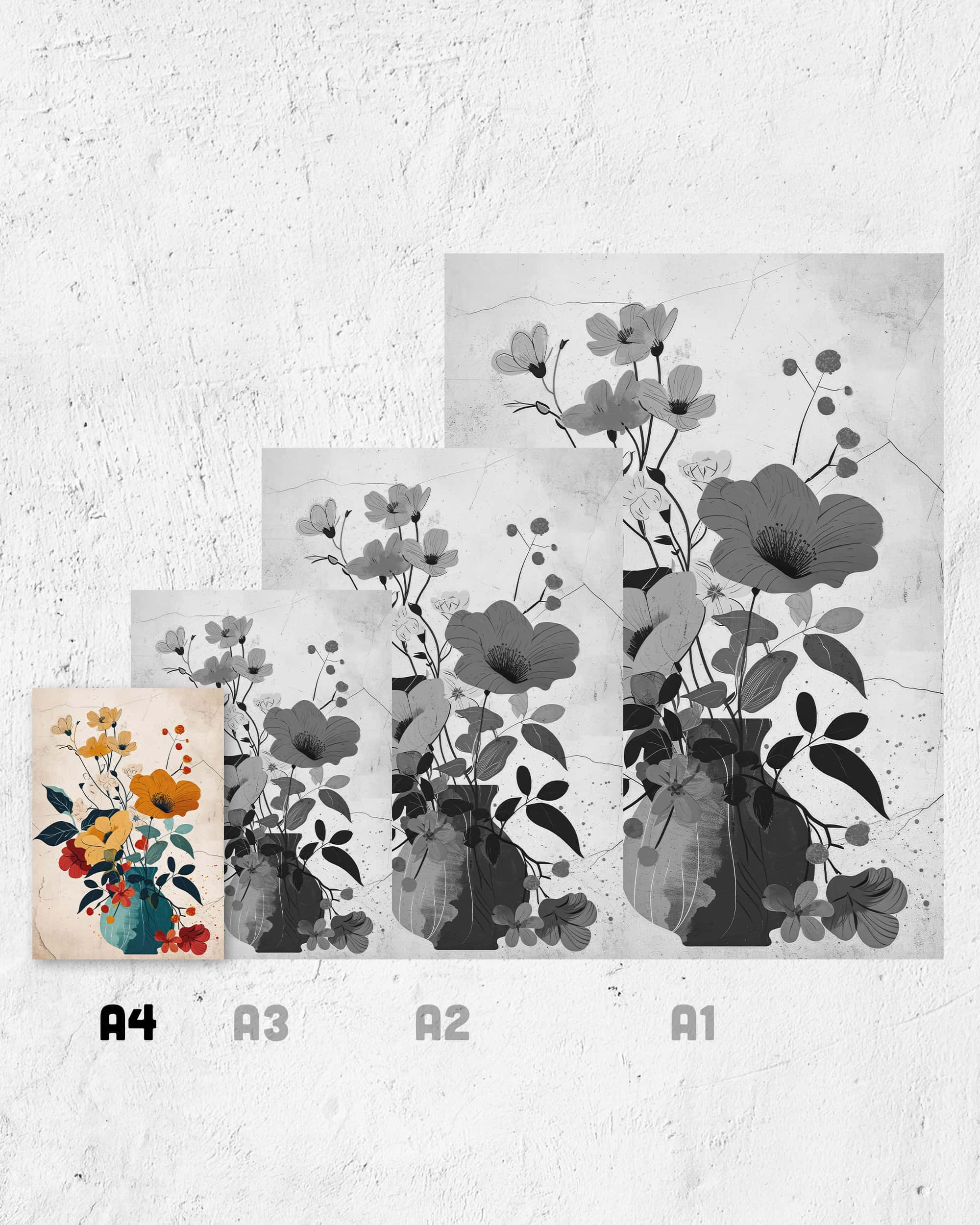 Blumenvase Bertha | 3-Type Poster