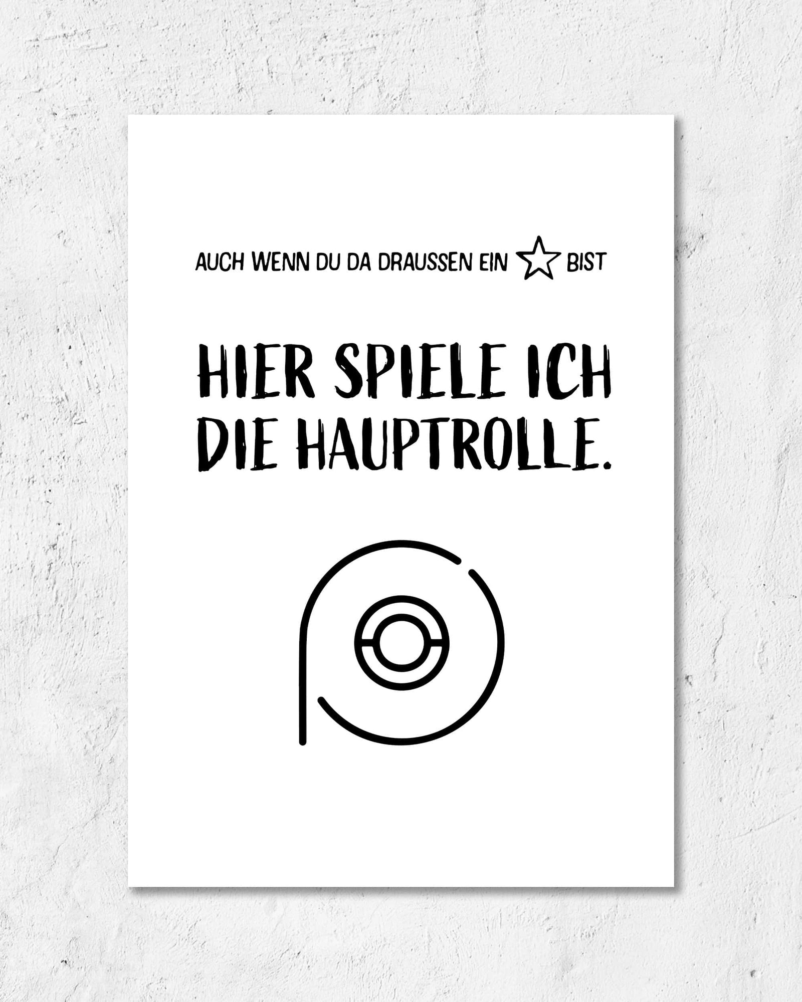 Hauptrolle | Digital Poster