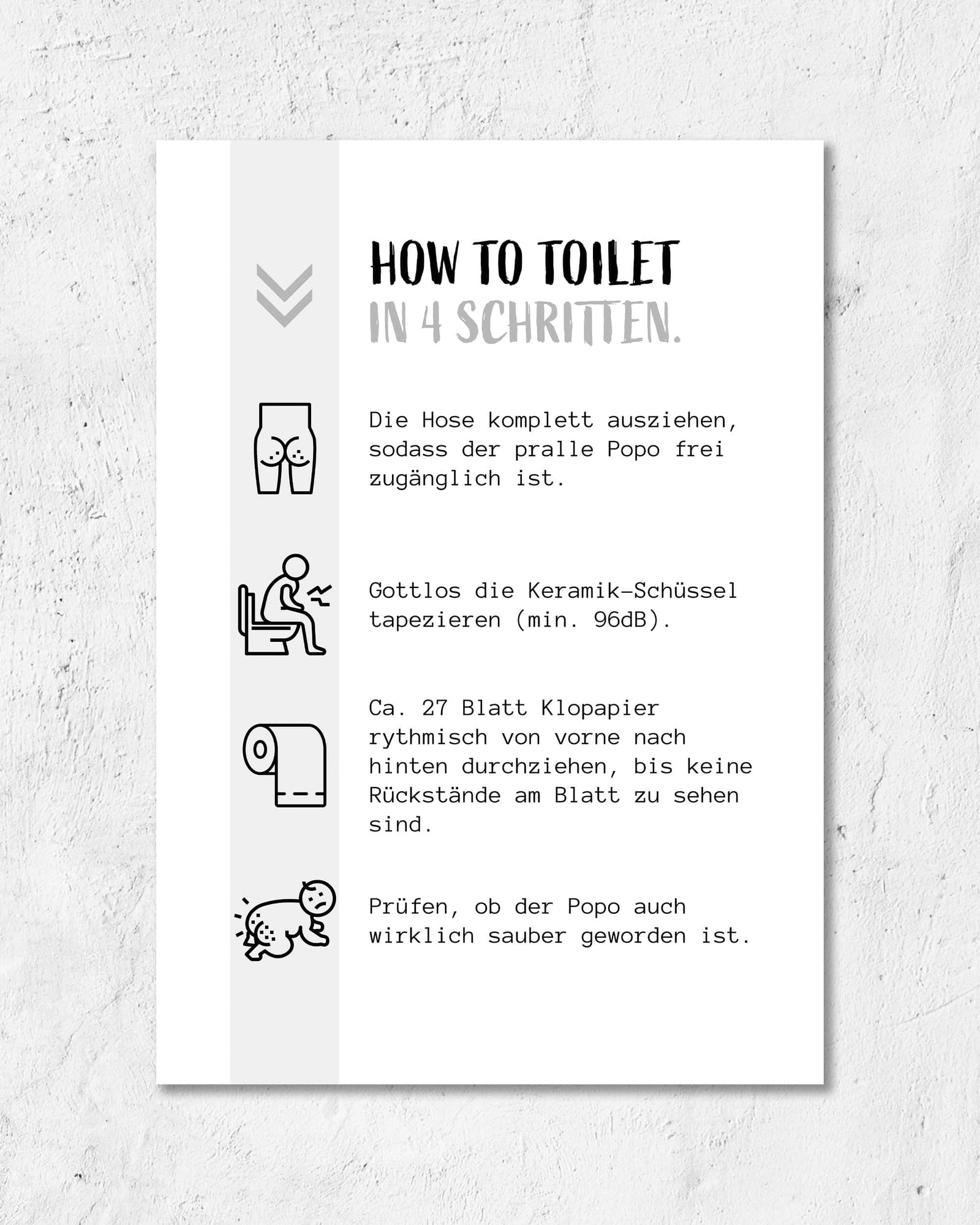 How to Toilet | Digital Poster