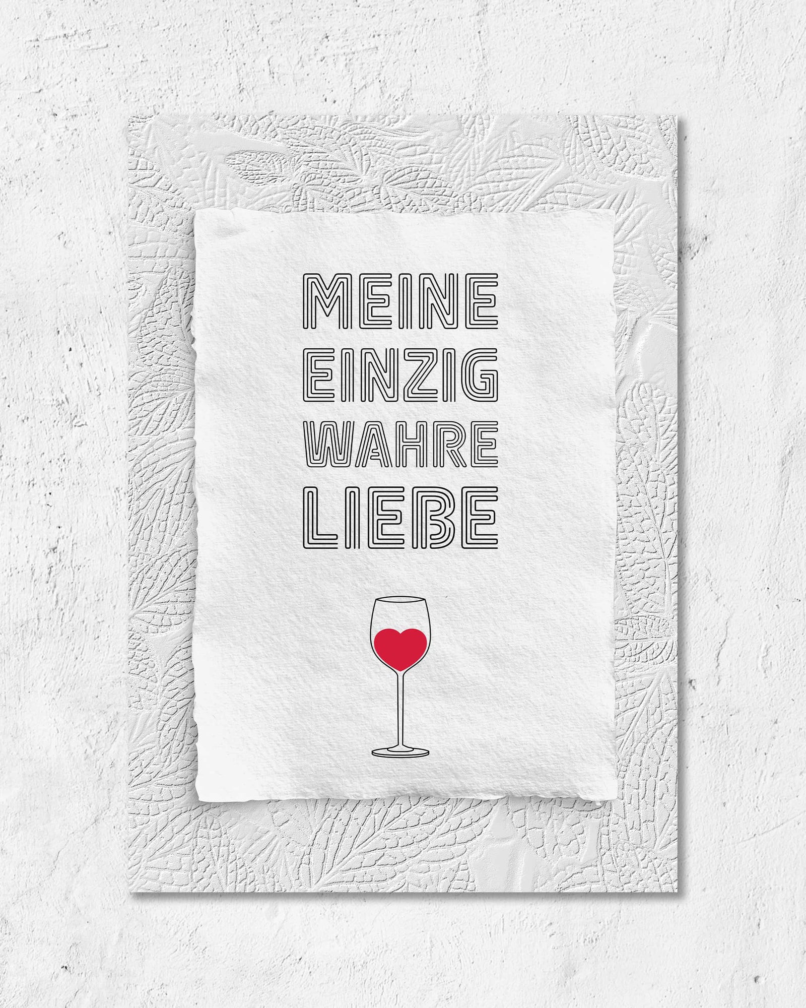 Weinliebe | Digital Poster