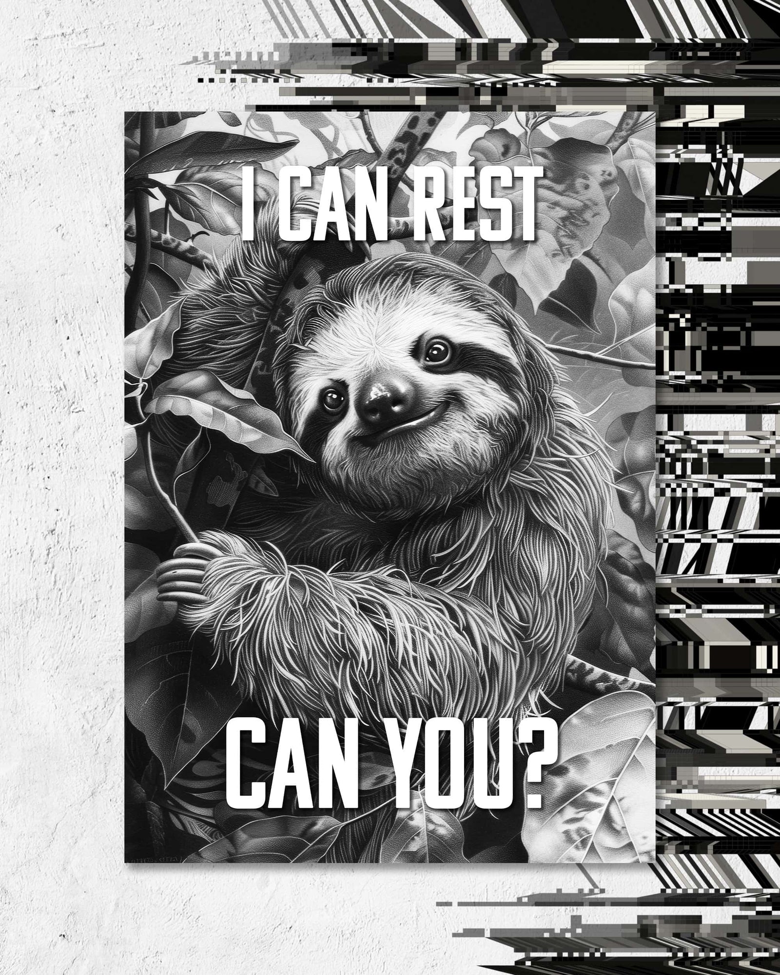 I can rest | Digital Poster