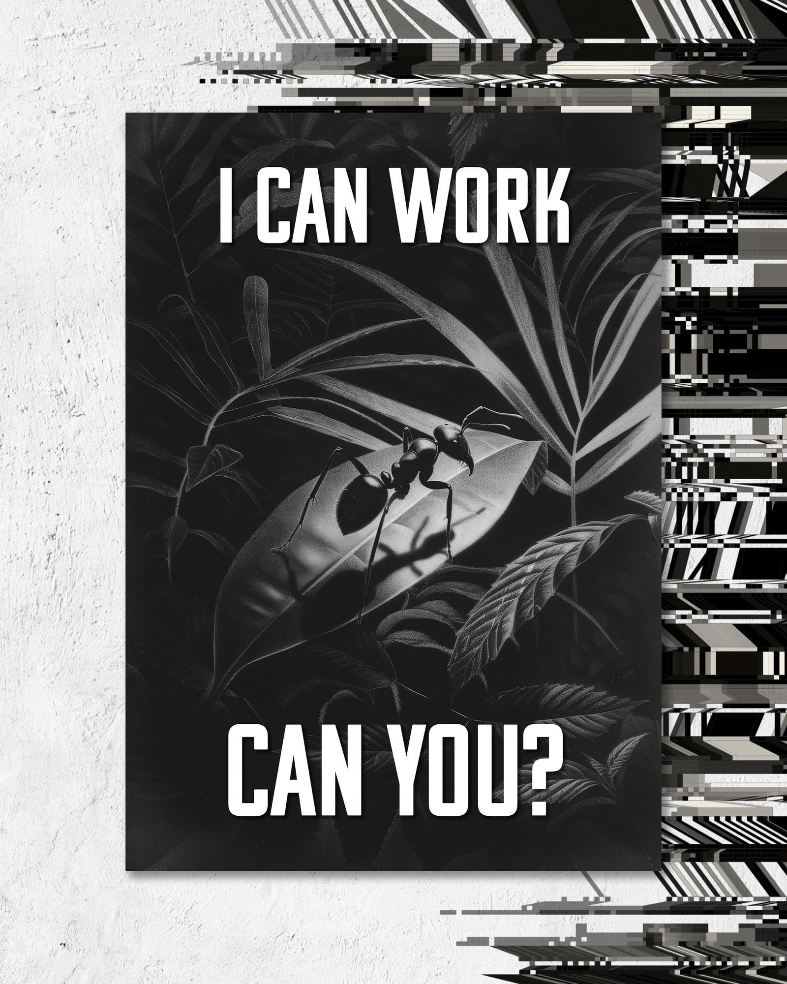 I can work | Digital Poster