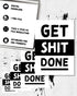 Get Shit Done | Digital Poster