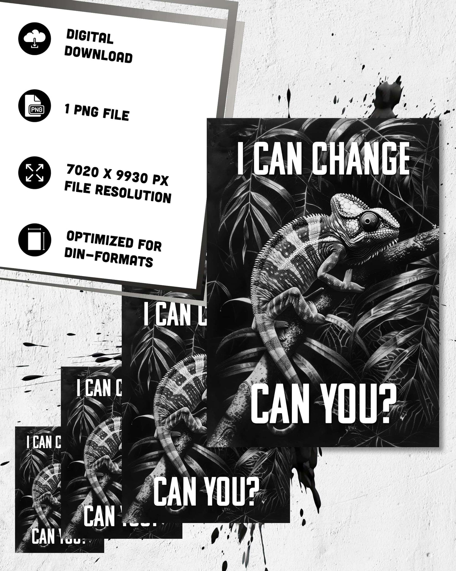 I can change | Digital Poster