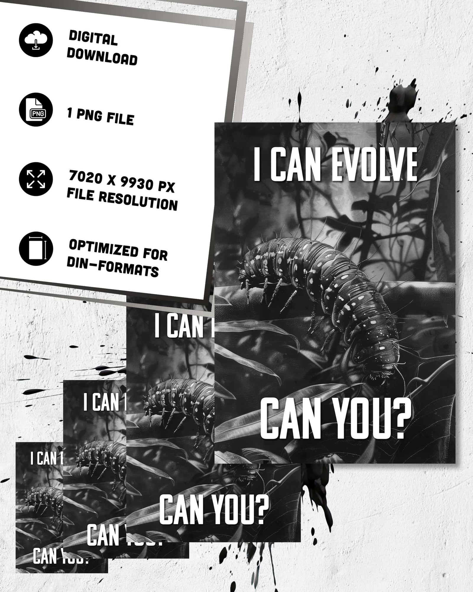 I can evolve | Digital Poster