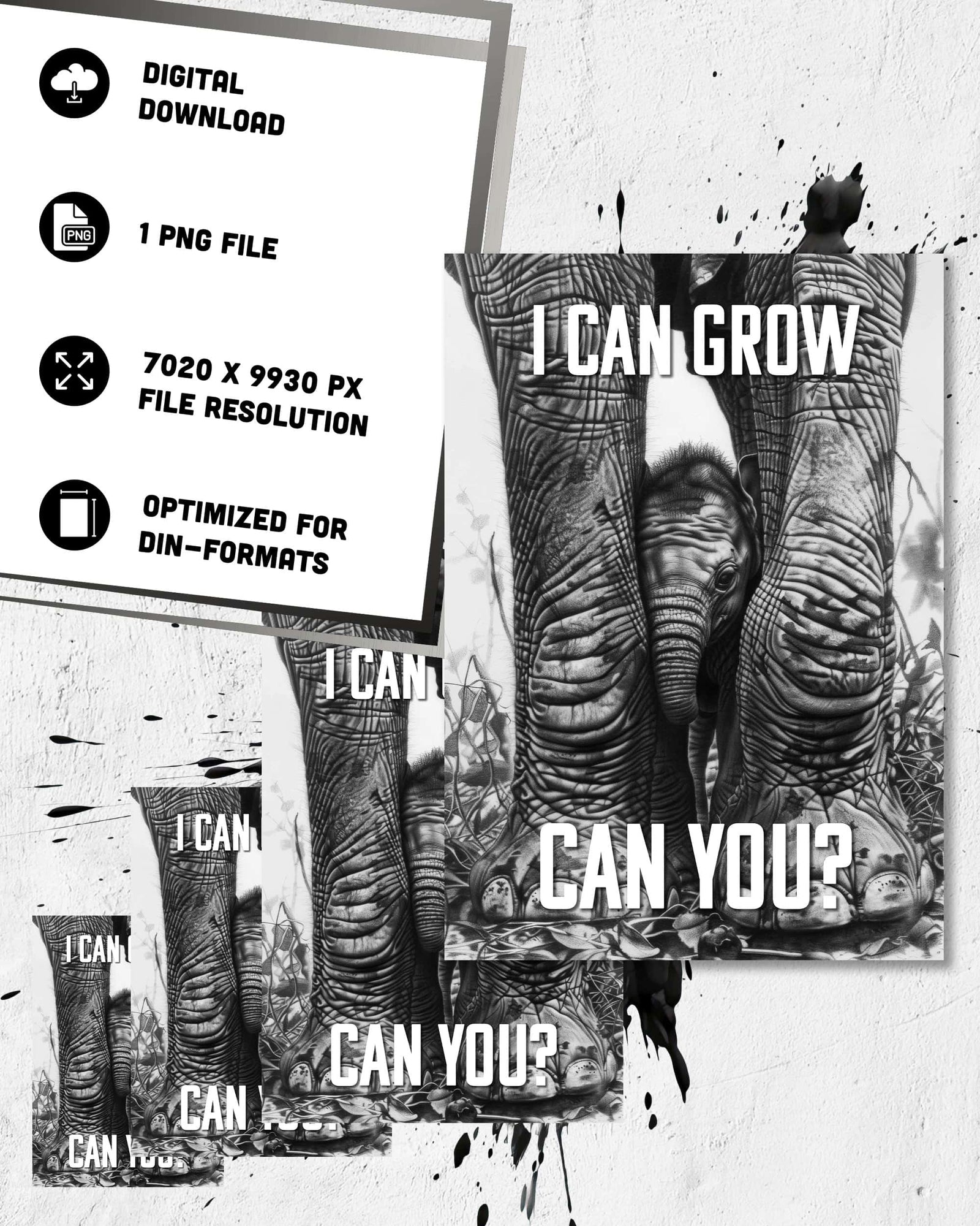 I can grow | Digital Poster