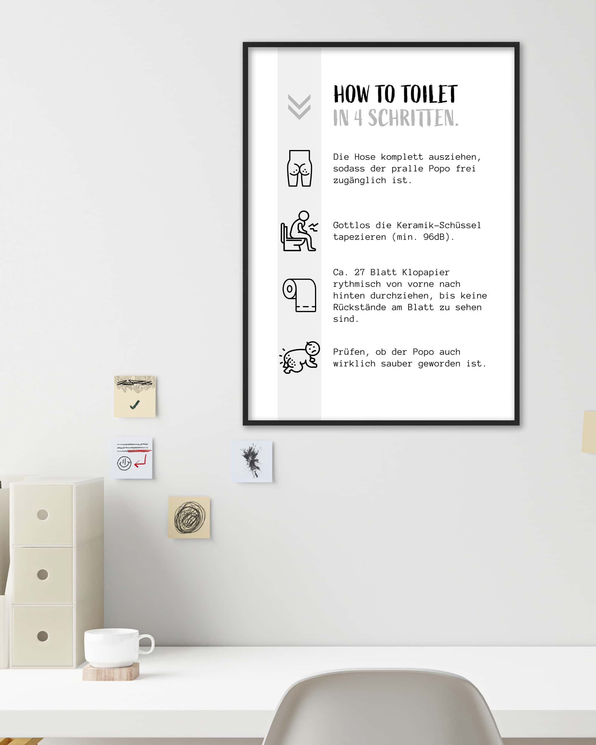 How to Toilet | Digital Poster