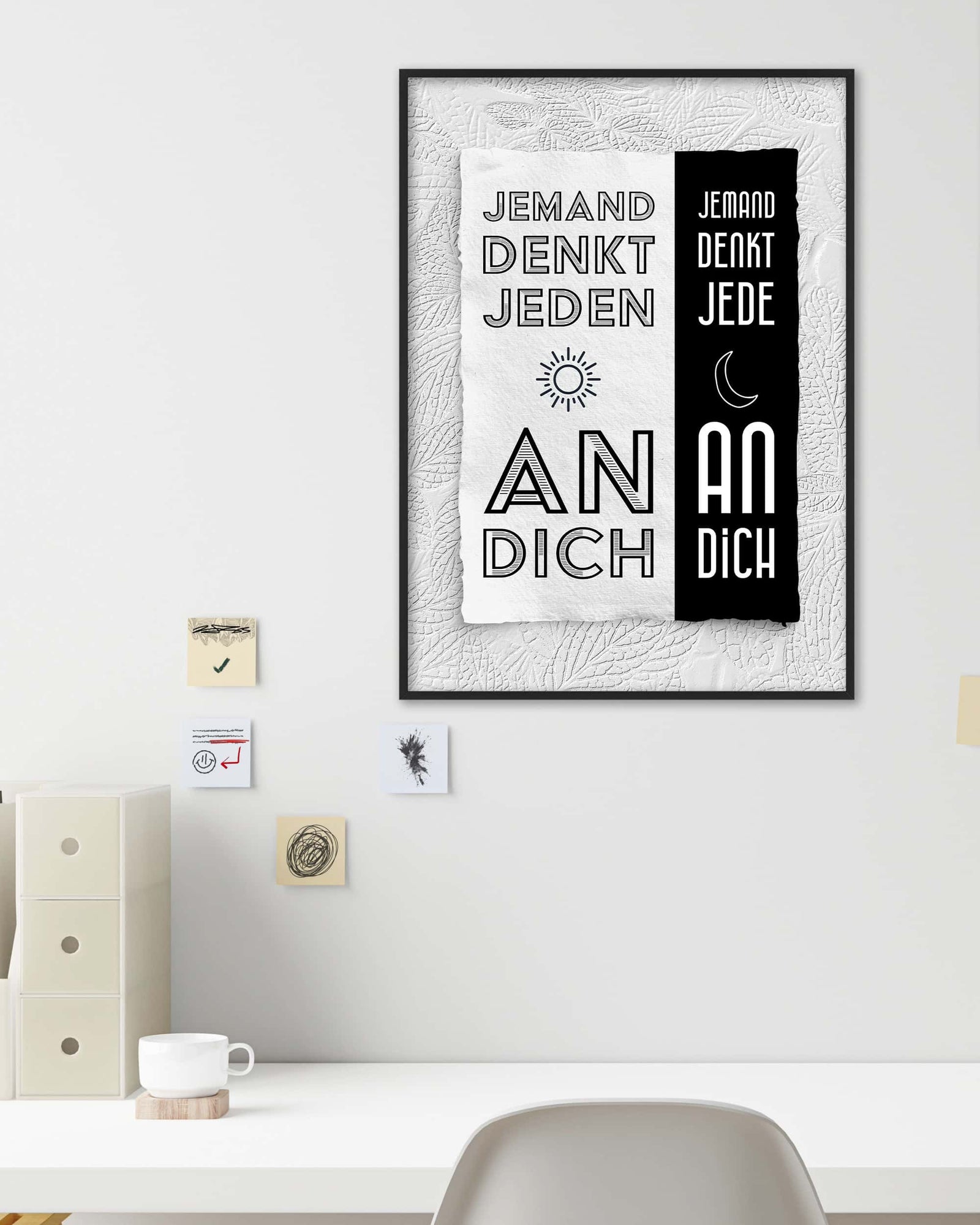 Jeden Tag und jede Nacht | Digital Poster