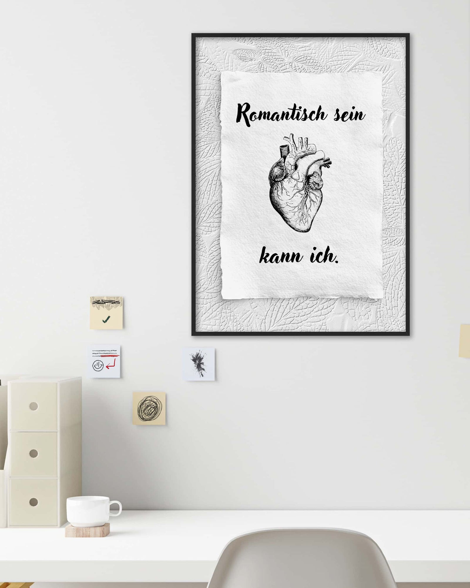 Romantisch kann ich | Digital Poster