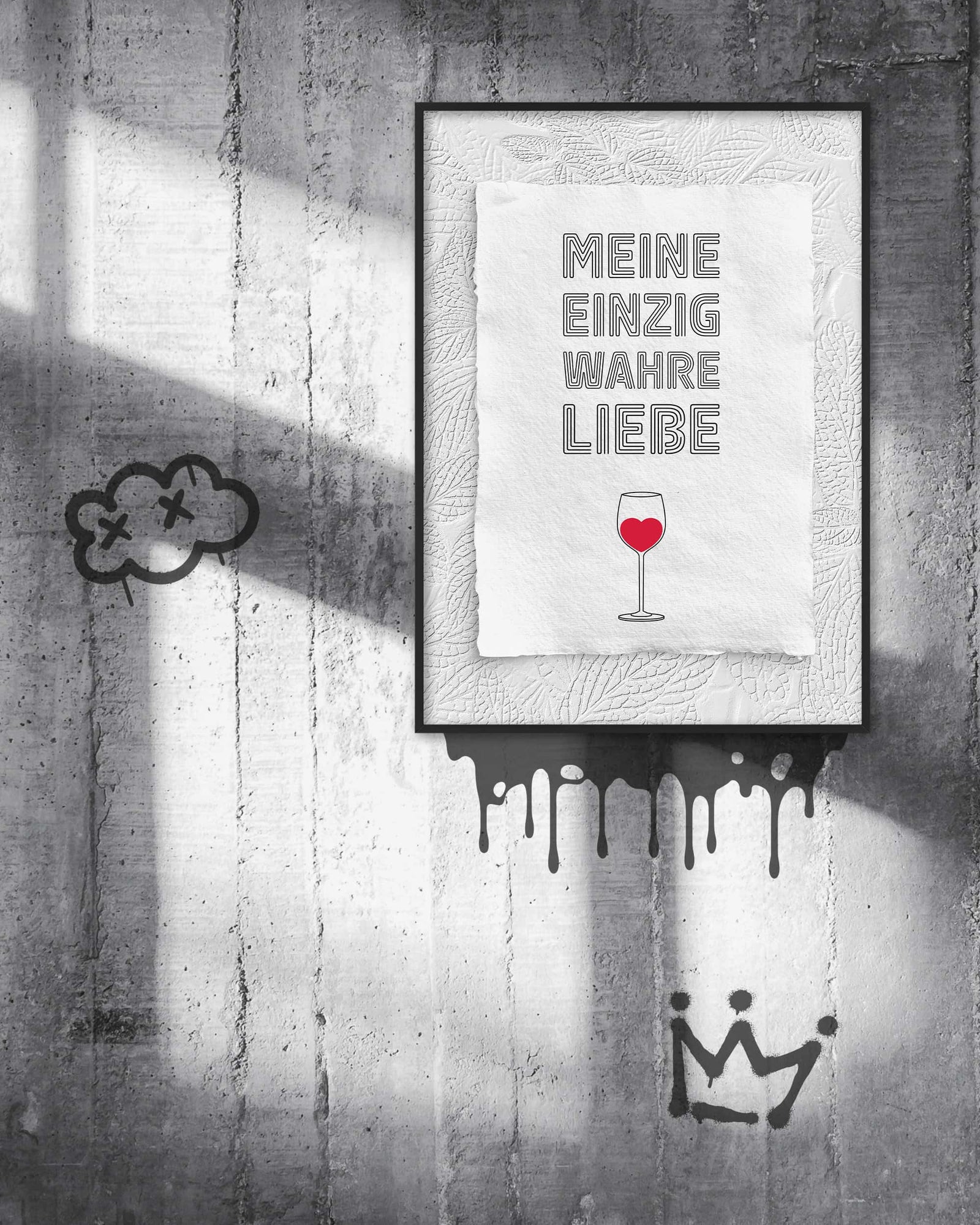 Weinliebe | Digital Poster