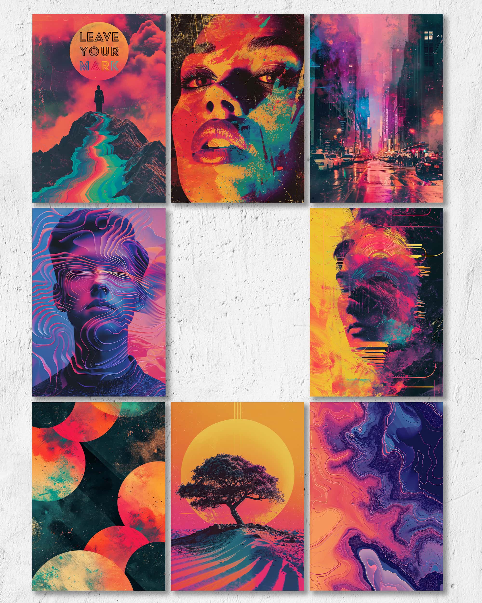 Retro-Vibes | Digital Poster Bundle