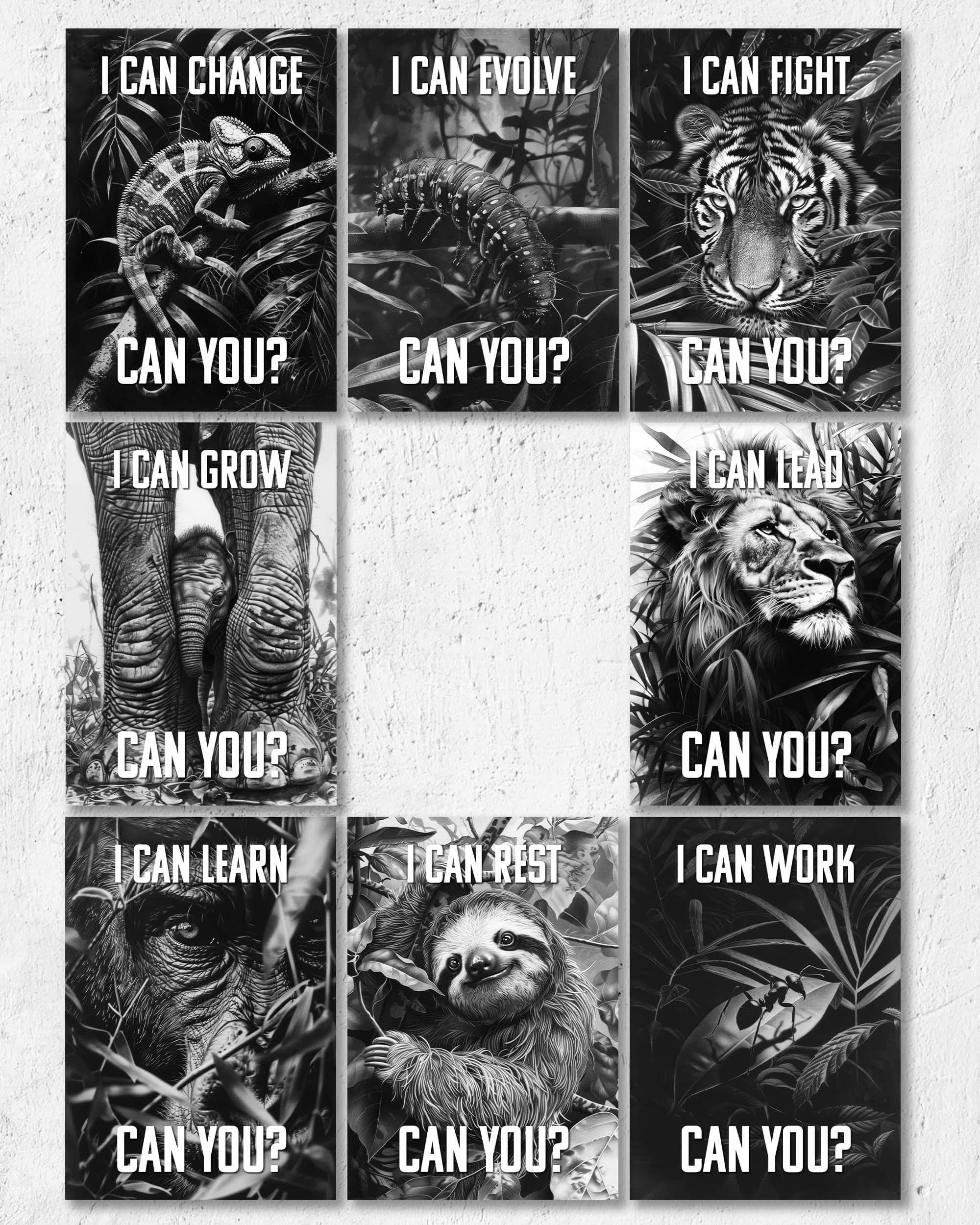 Jungle Quotes | Digital Poster Bundle
