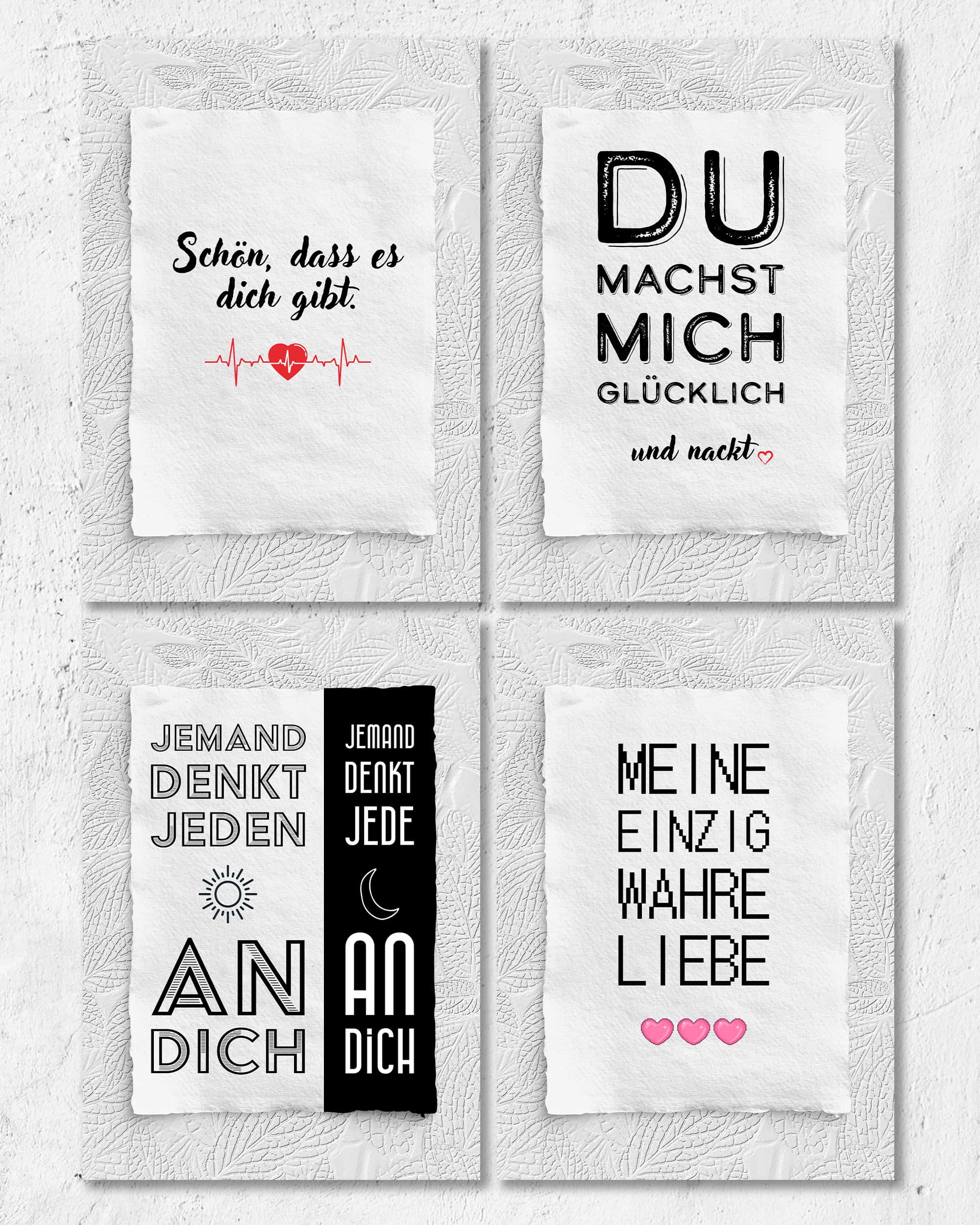 Bundle mit Herz | Digital Poster Bundle