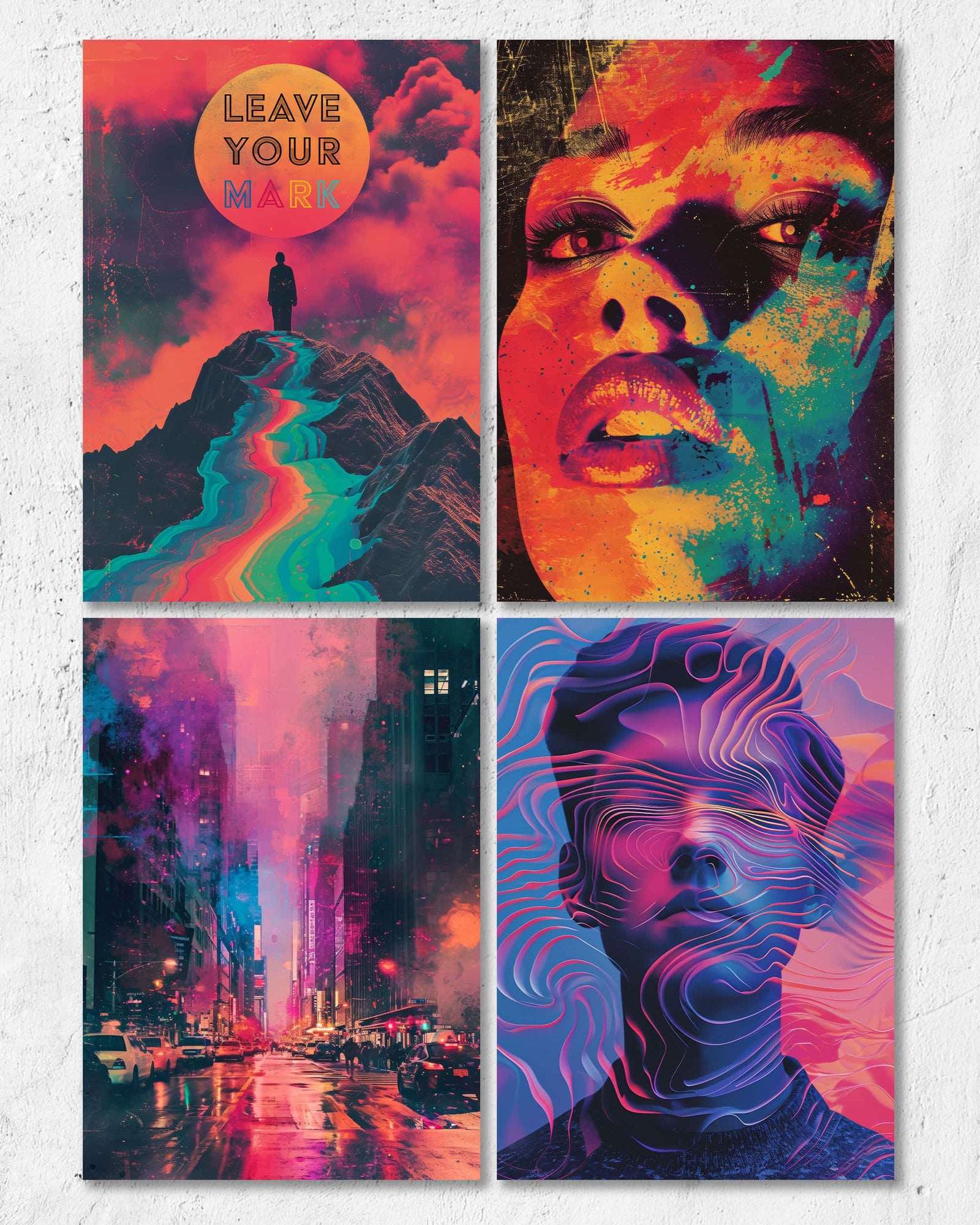 Retro-Vibes | Digital Poster Bundle