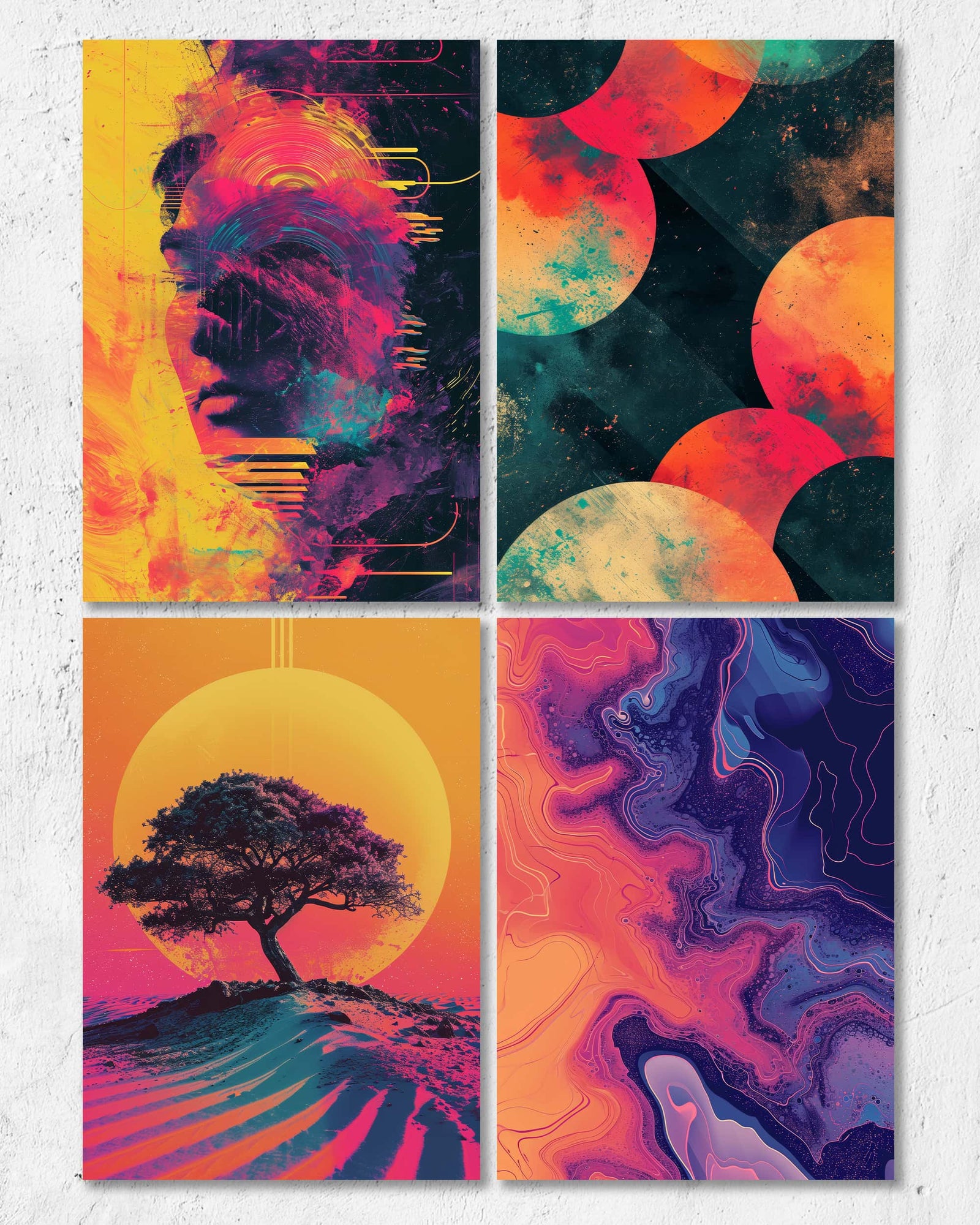 Retro-Vibes | Digital Poster Bundle