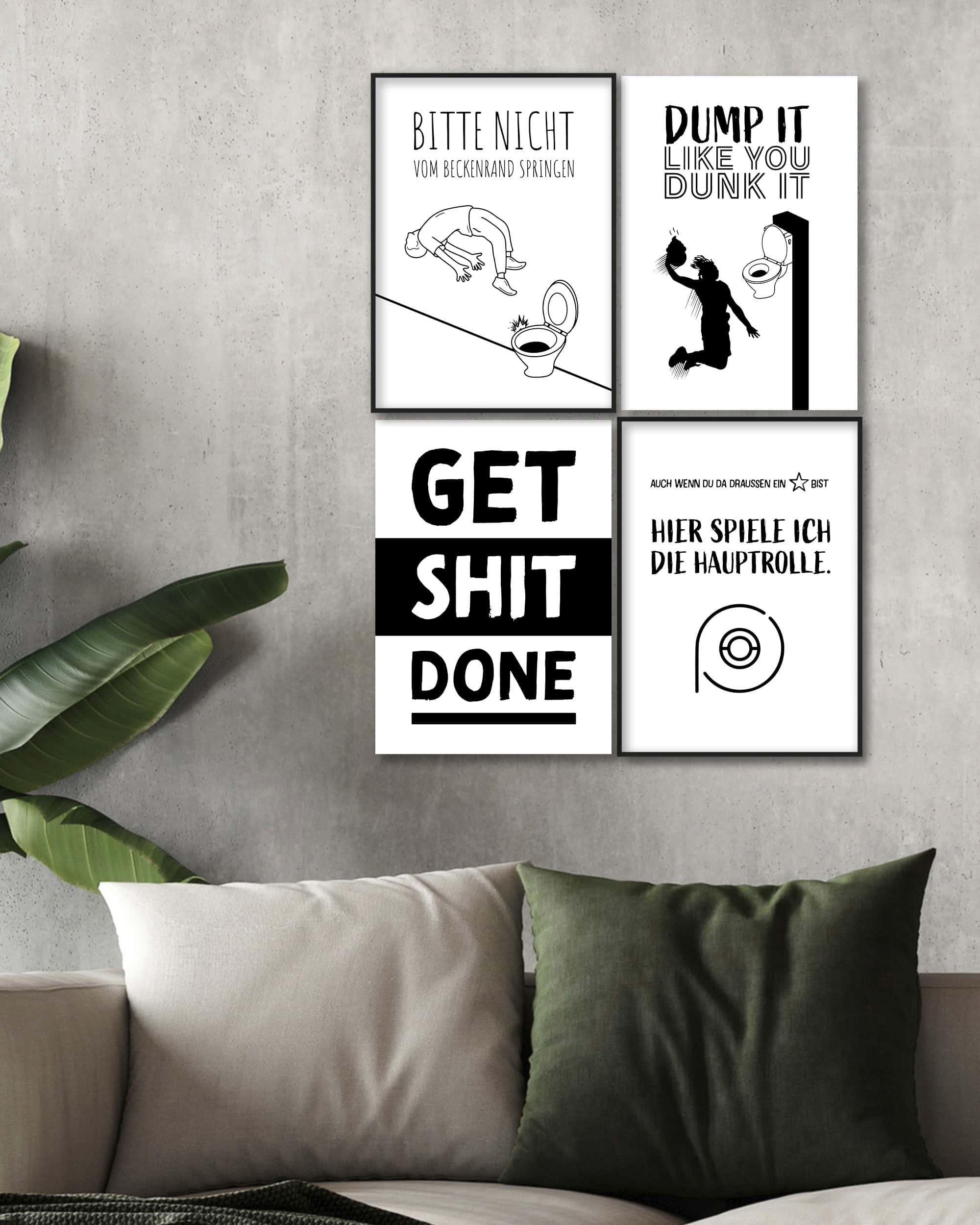 Bathroom Talk | Digital Poster Bundle