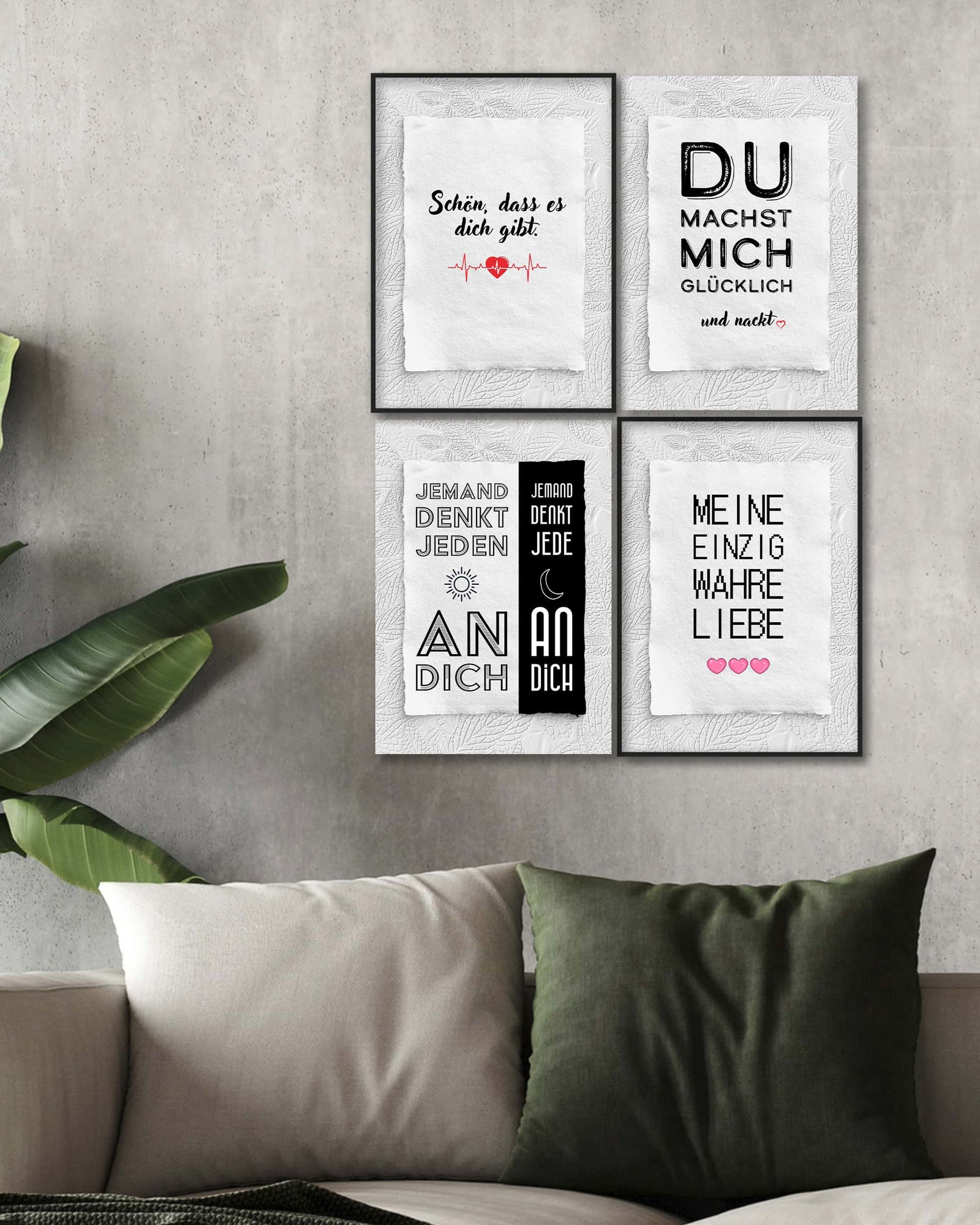 Bundle mit Herz | Digital Poster Bundle