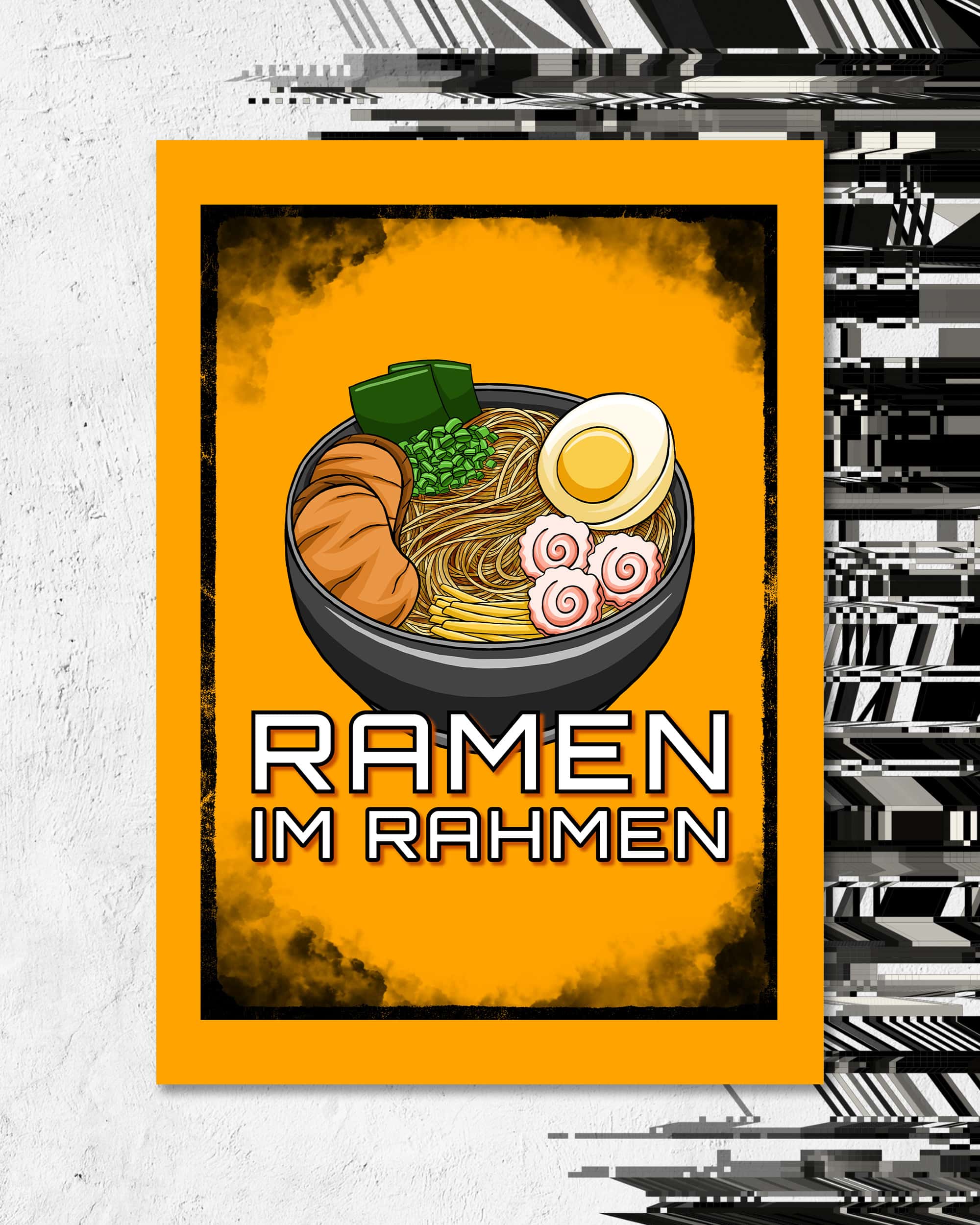 Ramen im Rahmen | Digital Poster