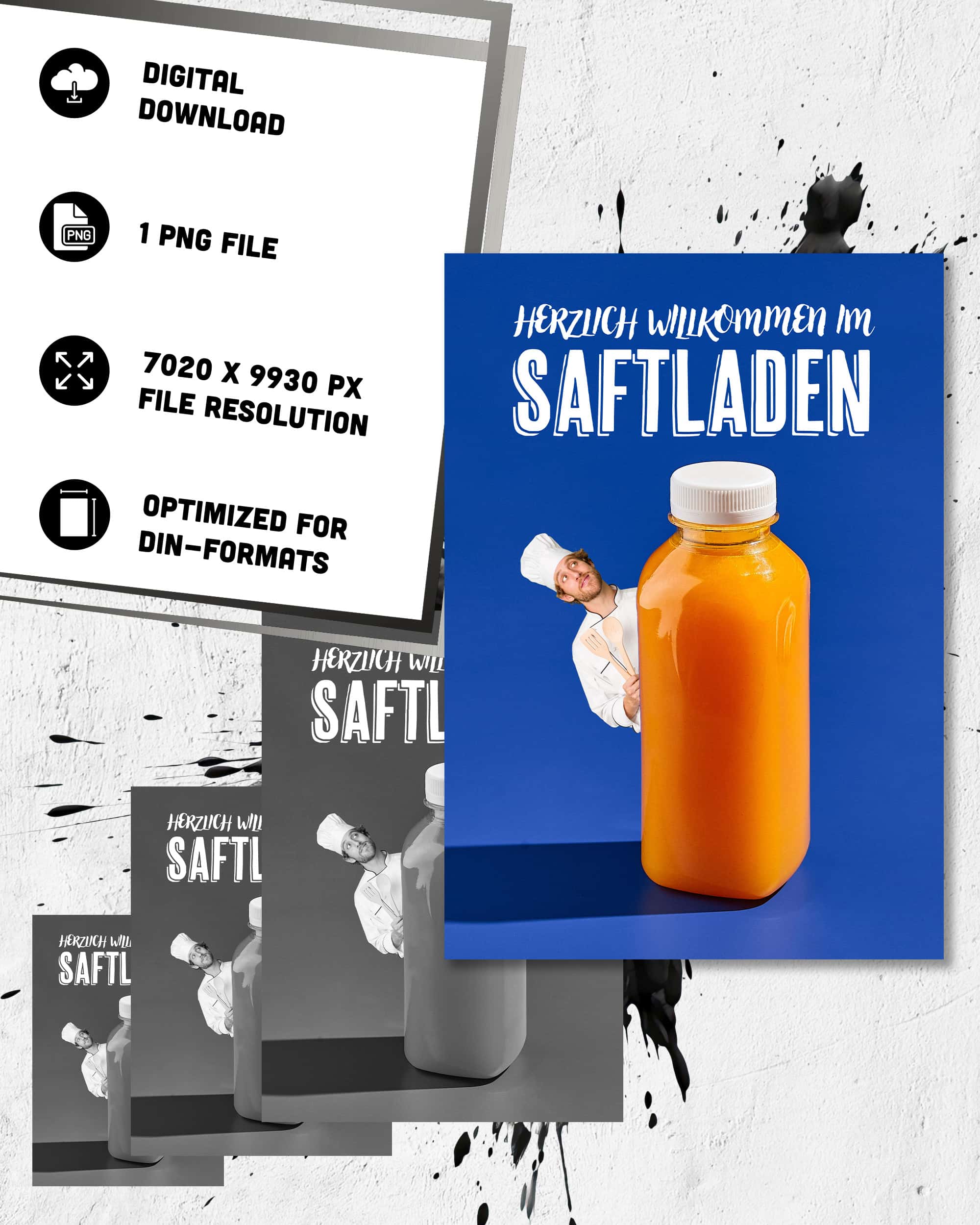 Saftladen | Digital Poster