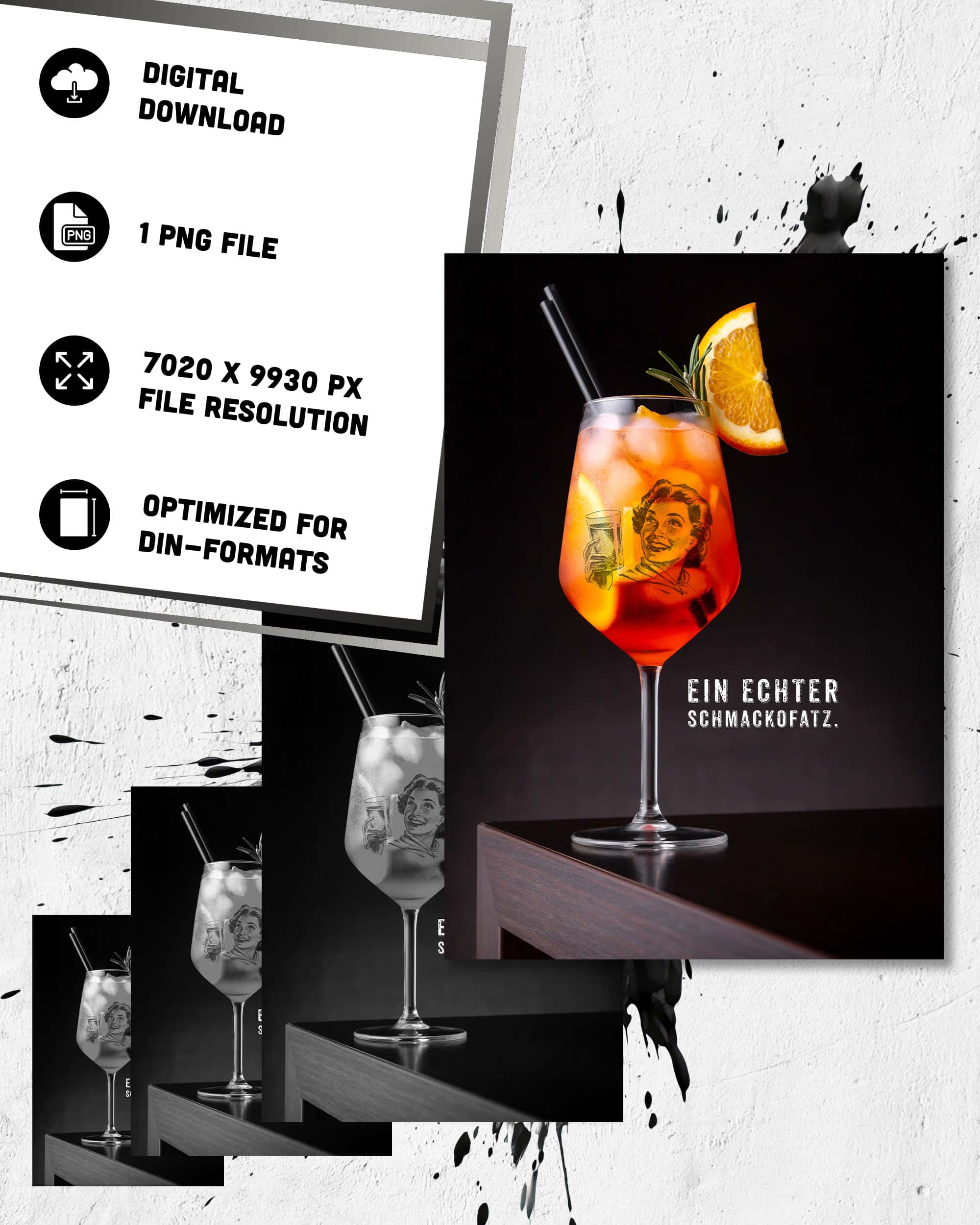 Spritz Schmackofatz | Digital Poster