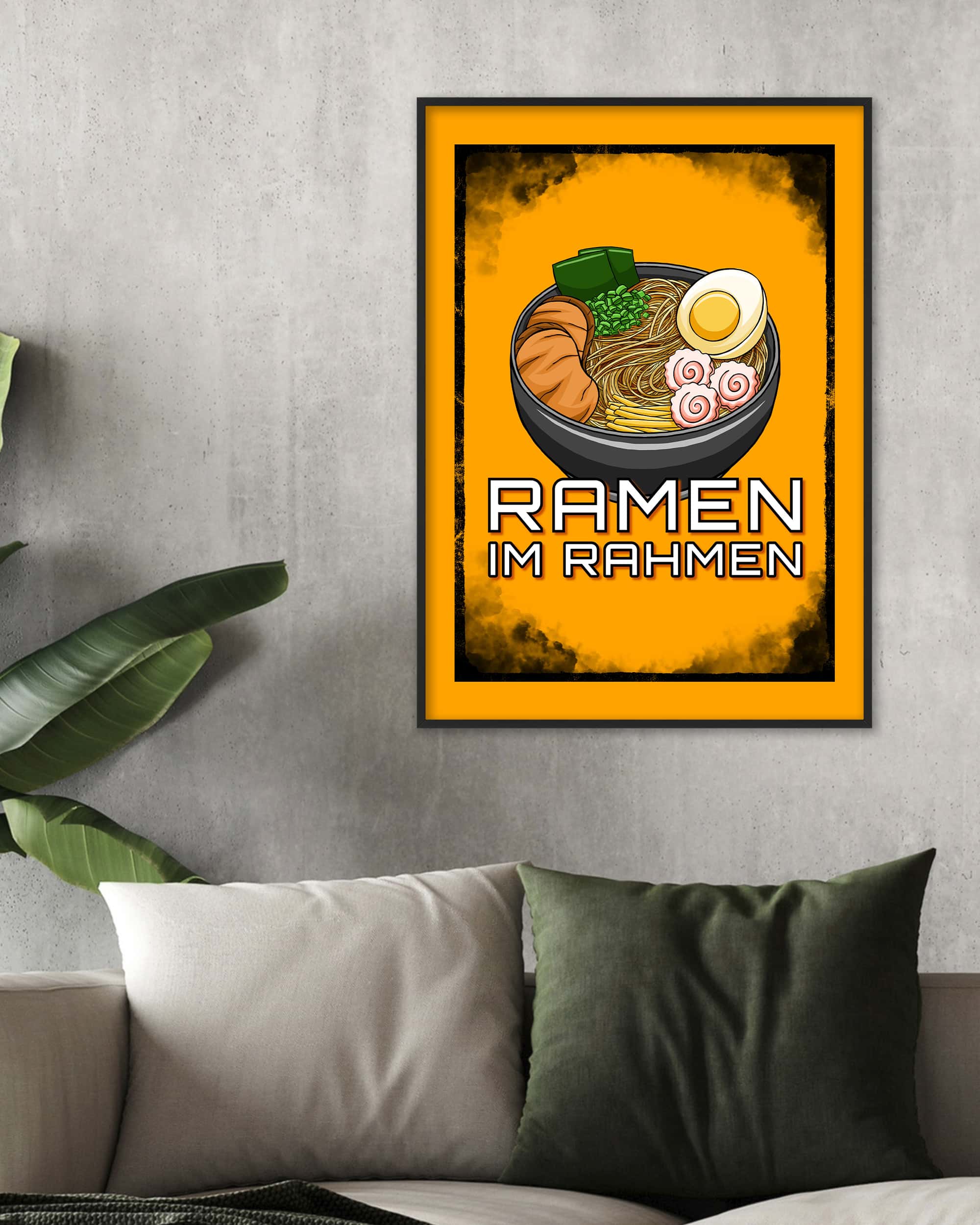 Ramen im Rahmen | Digital Poster