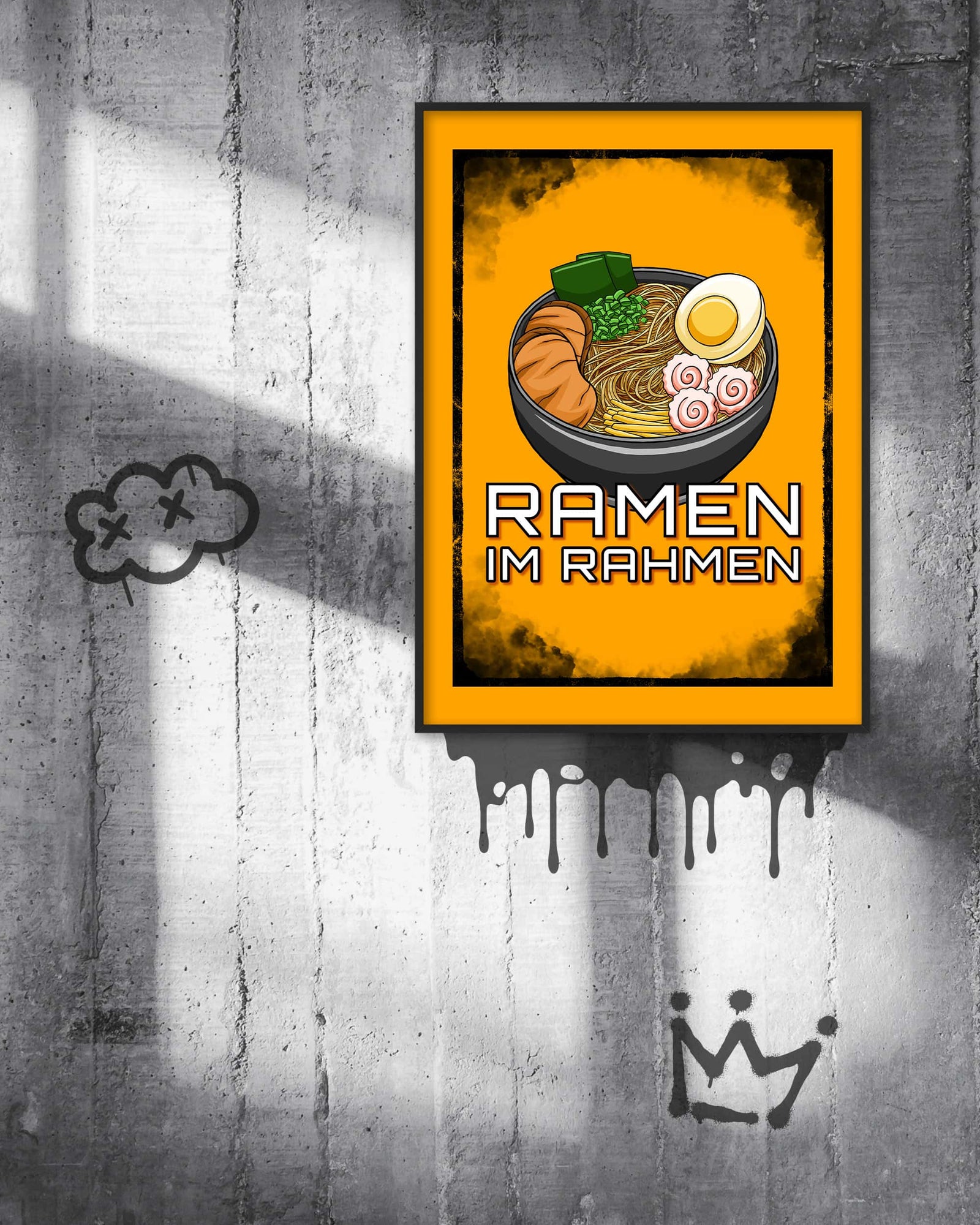 Ramen im Rahmen | Digital Poster