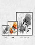 Line Art Flower Bernd | 3-Type Poster