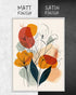 Line Art Flower Cherry | 3-Type Poster