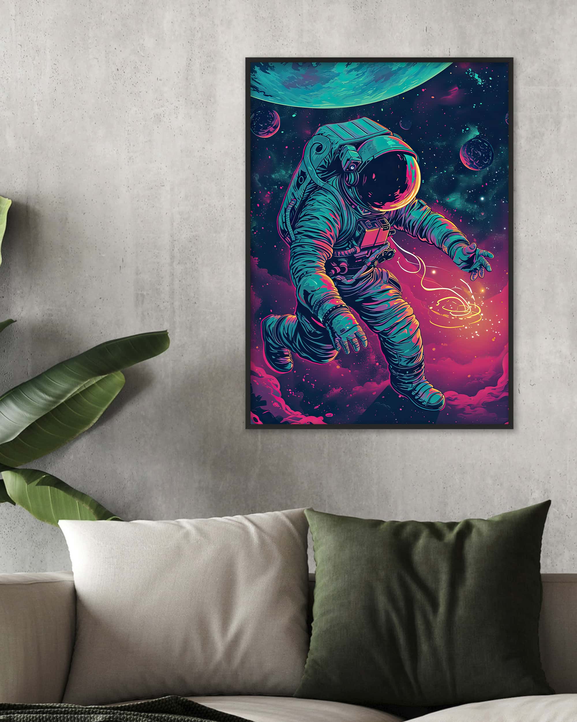 Space Spaghetti | Digital Poster