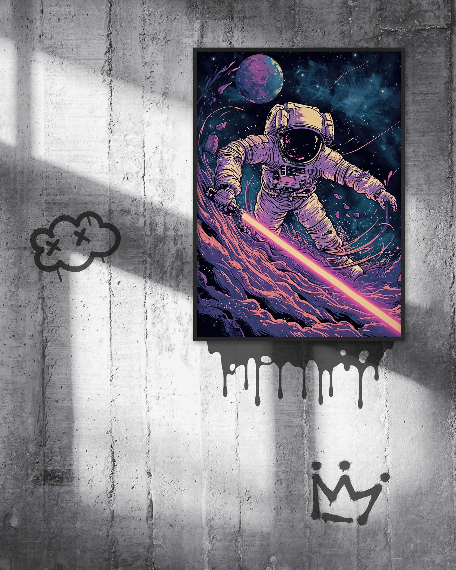 Purple Knight | Digital Poster