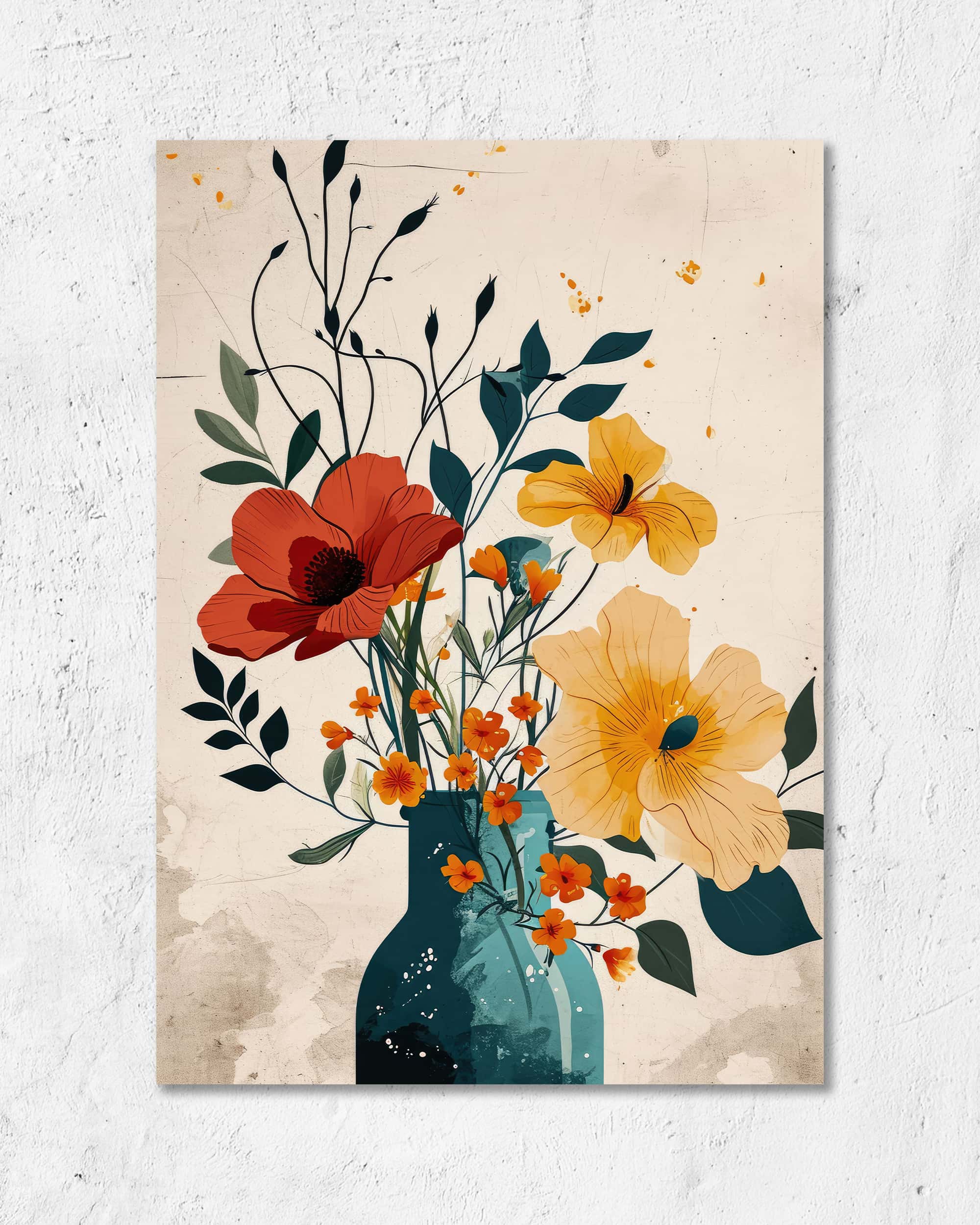 Blumenvase Anton | Digital Poster