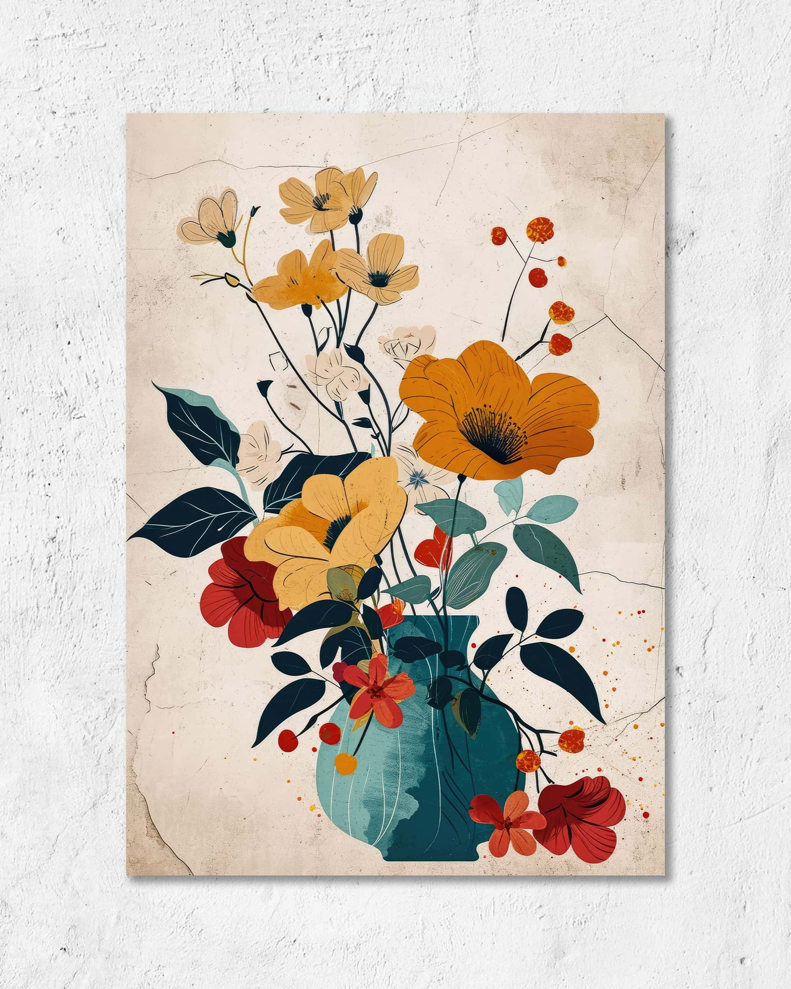 Blumenvase Bertha | Digital Poster