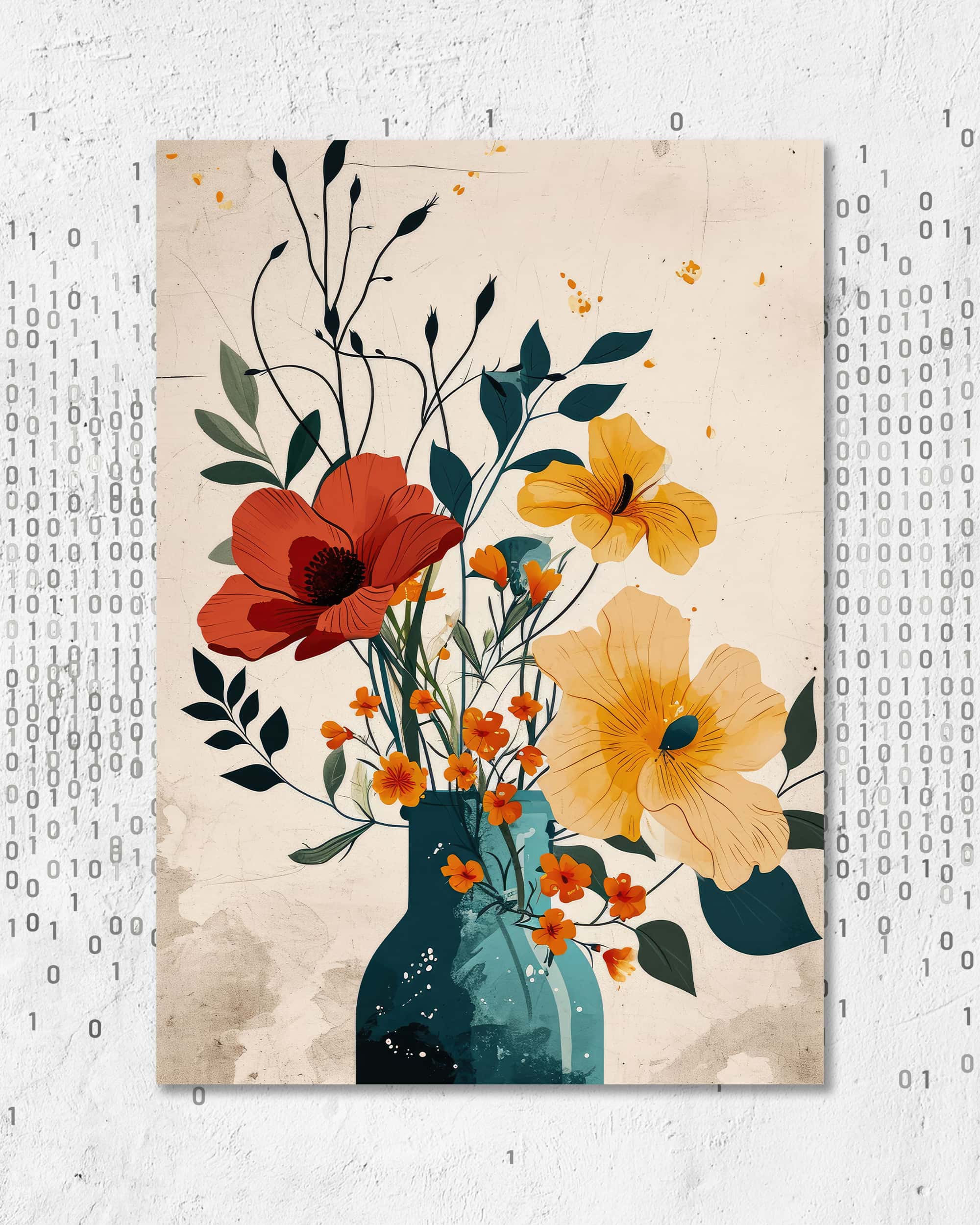 Blumenvase Anton | Digital Poster