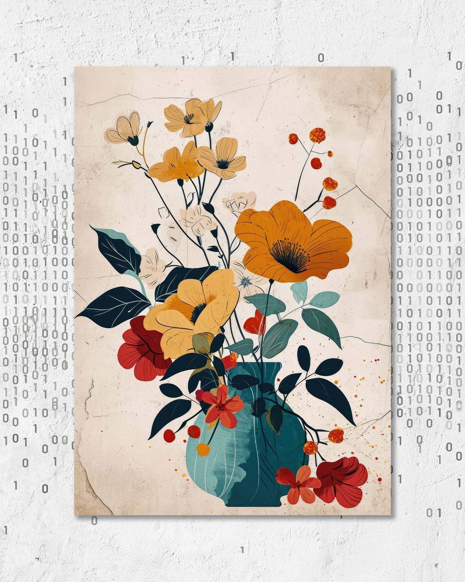 Blumenvase Bertha | Digital Poster