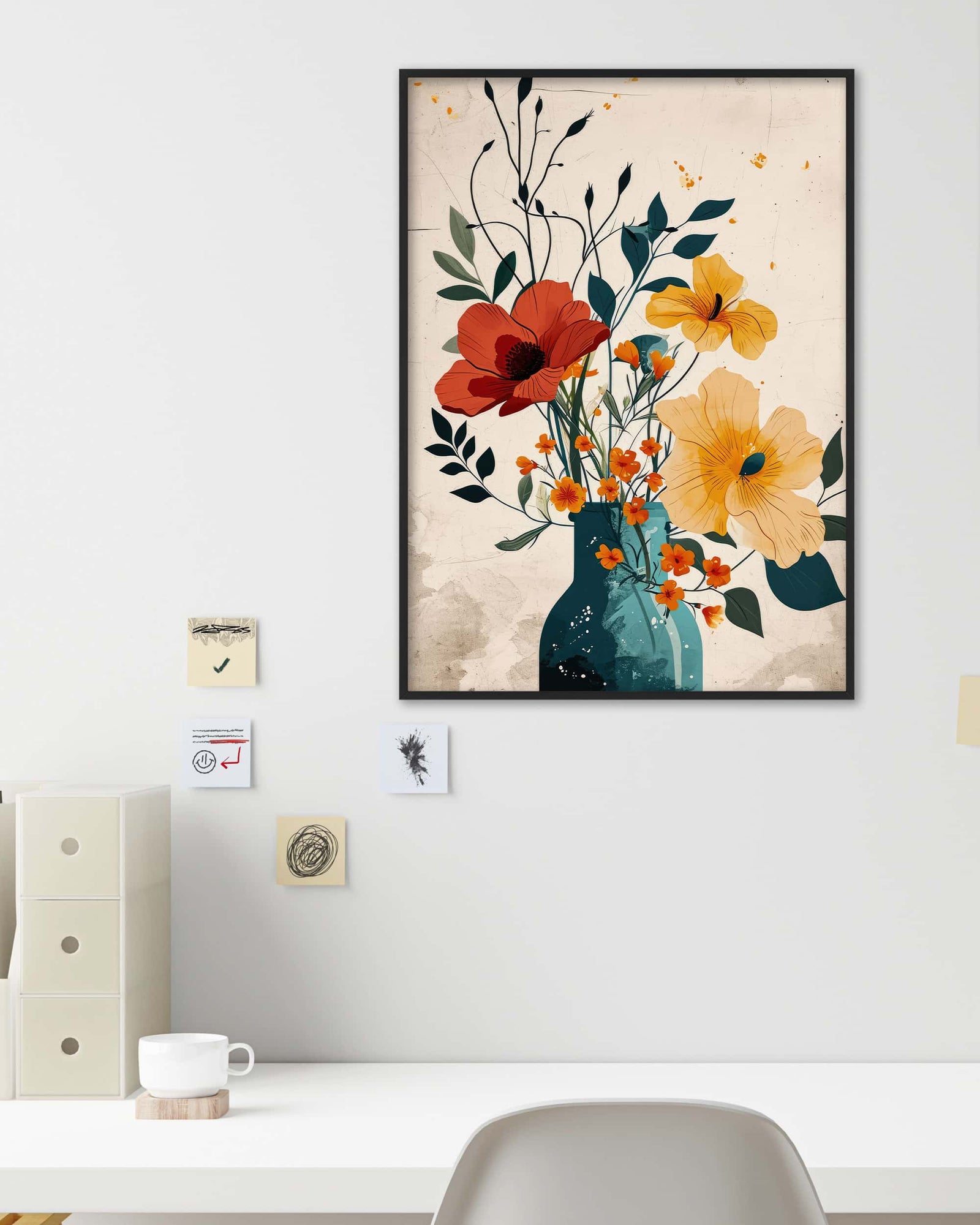 Blumenvase Anton | Digital Poster