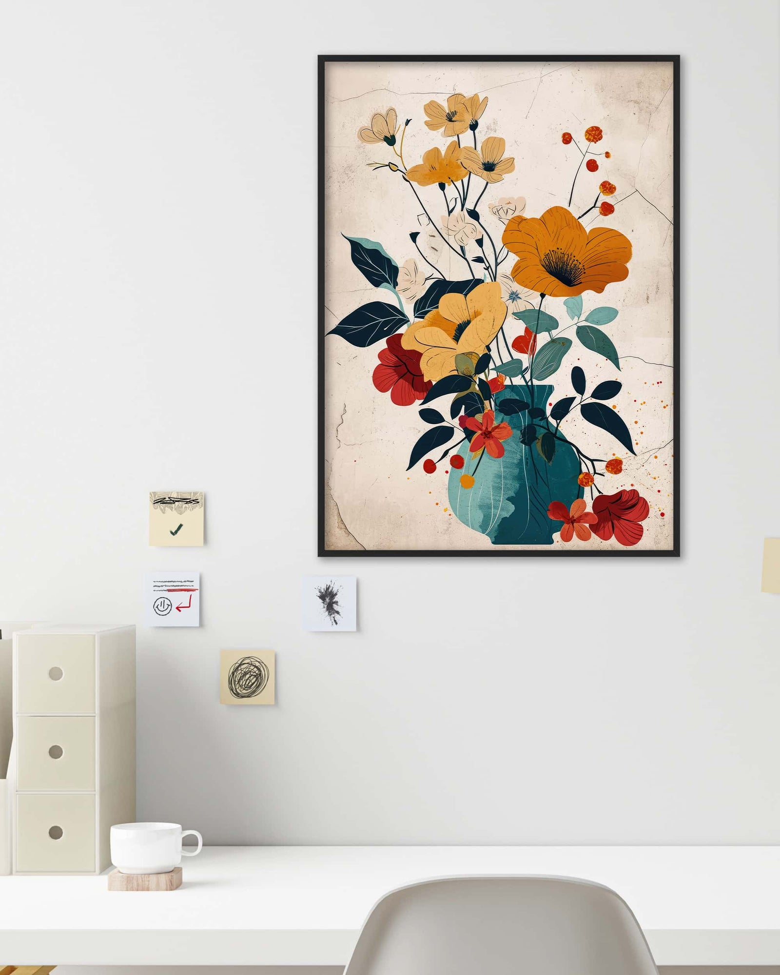 Blumenvase Bertha | Digital Poster