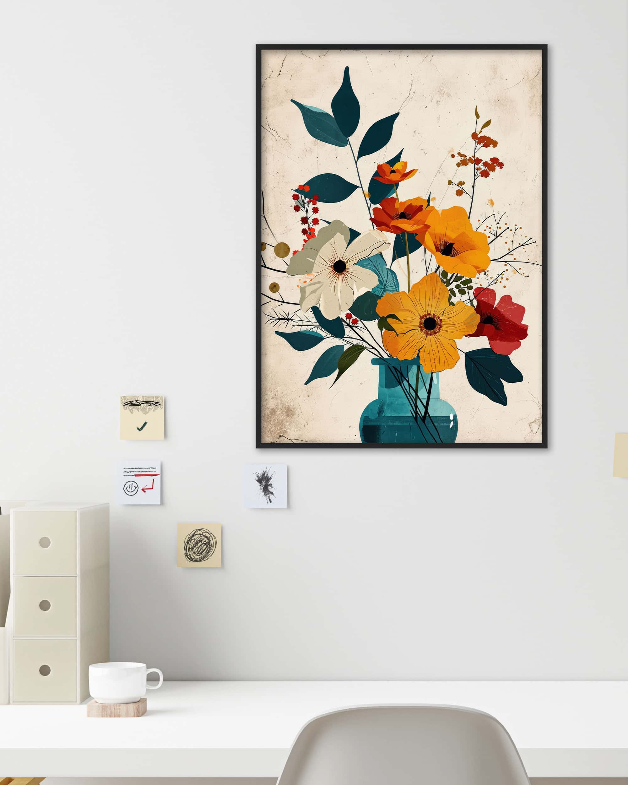 Blumenvase Dora | Digital Poster