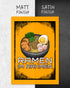 Ramen im Rahmen | 3-Type Poster