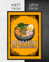 Ramen im Rahmen | 3-Type Poster