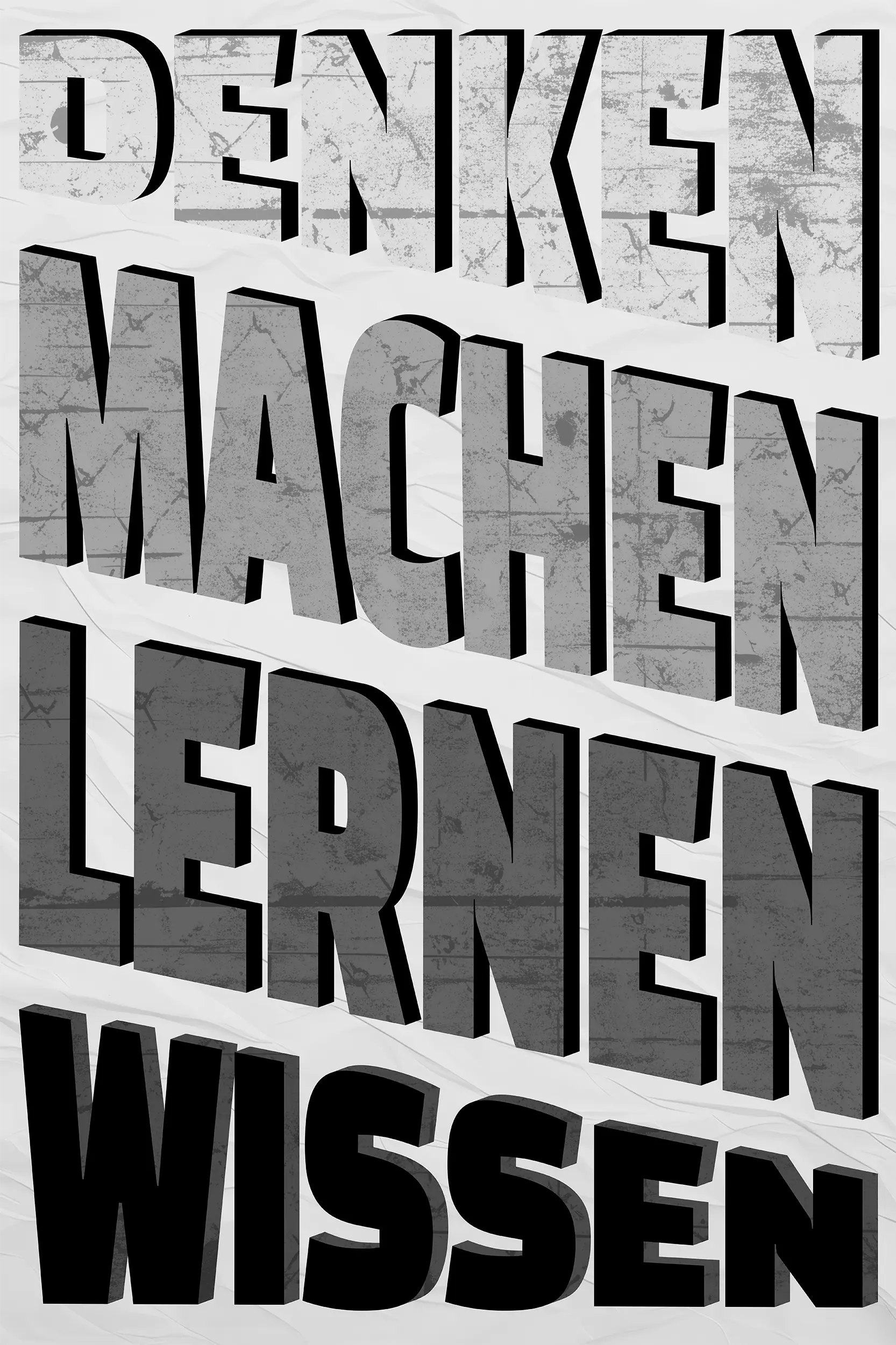 Frontalansicht des Poster Plate Designs Der Weg zum Wissen in der Originaldatei