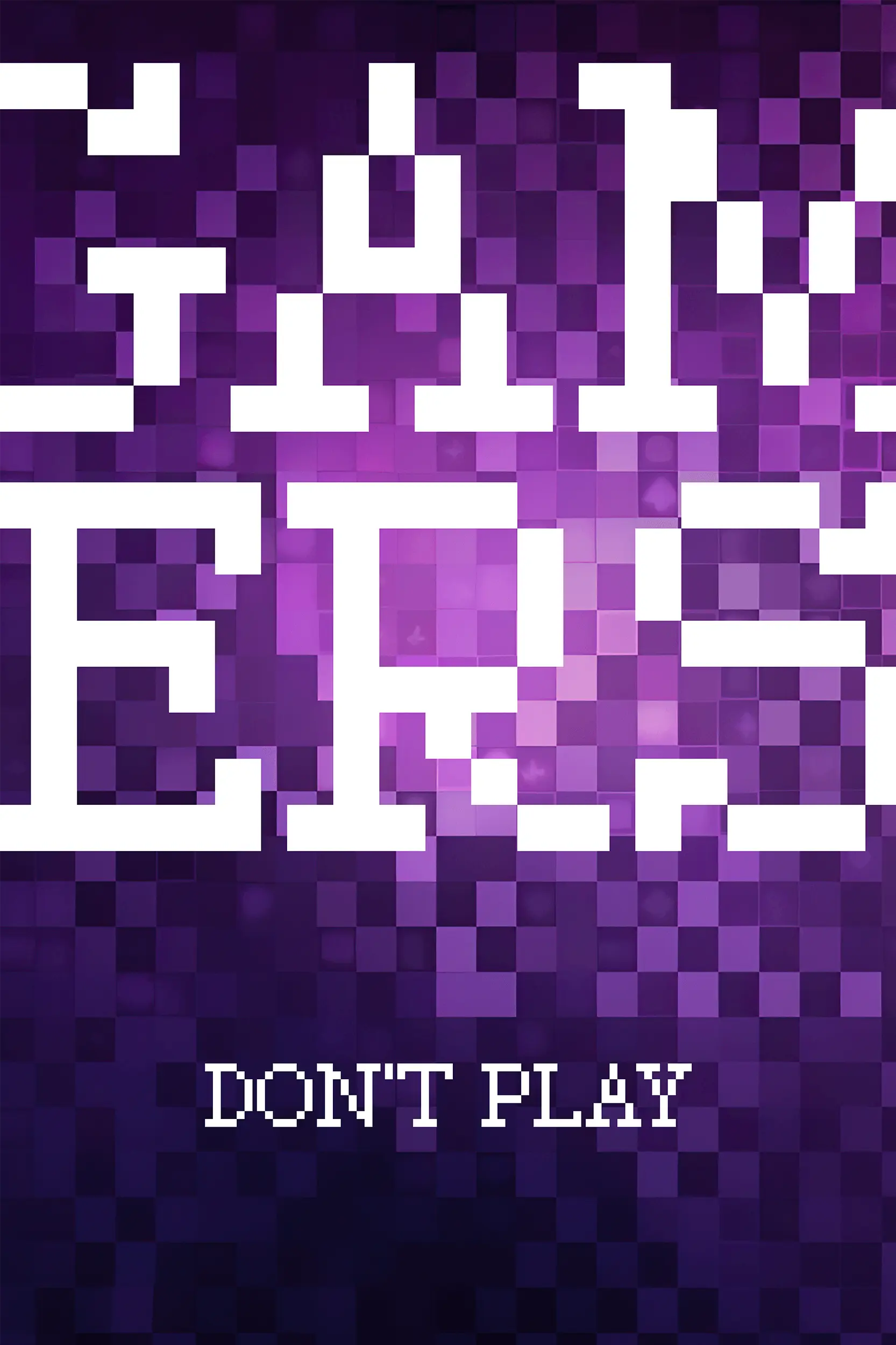 Frontalansicht des Poster Plate Designs Gamers don't play in der Originaldatei