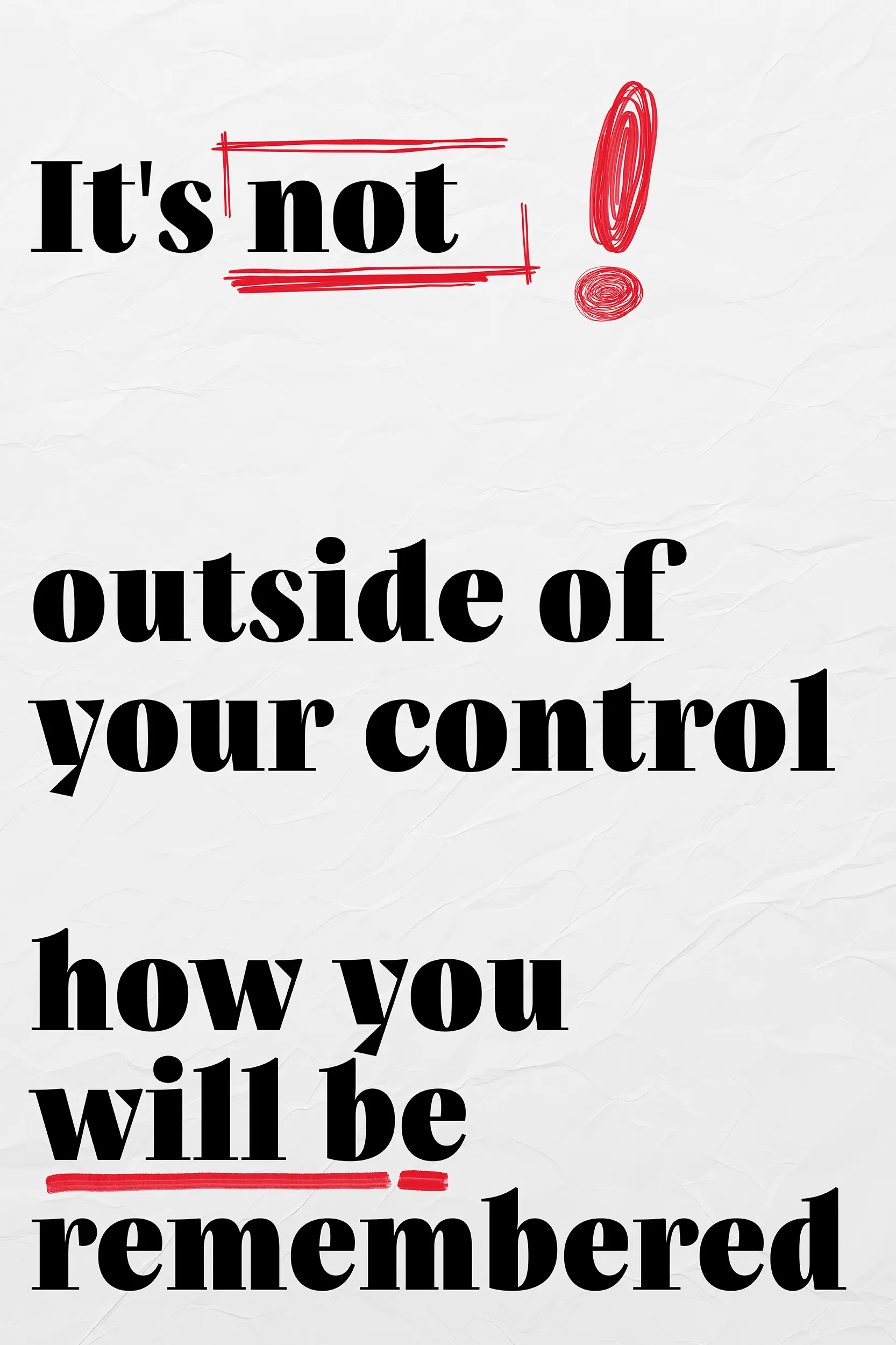 Frontalansicht des Poster Plate Designs Write your story in der Originaldatei